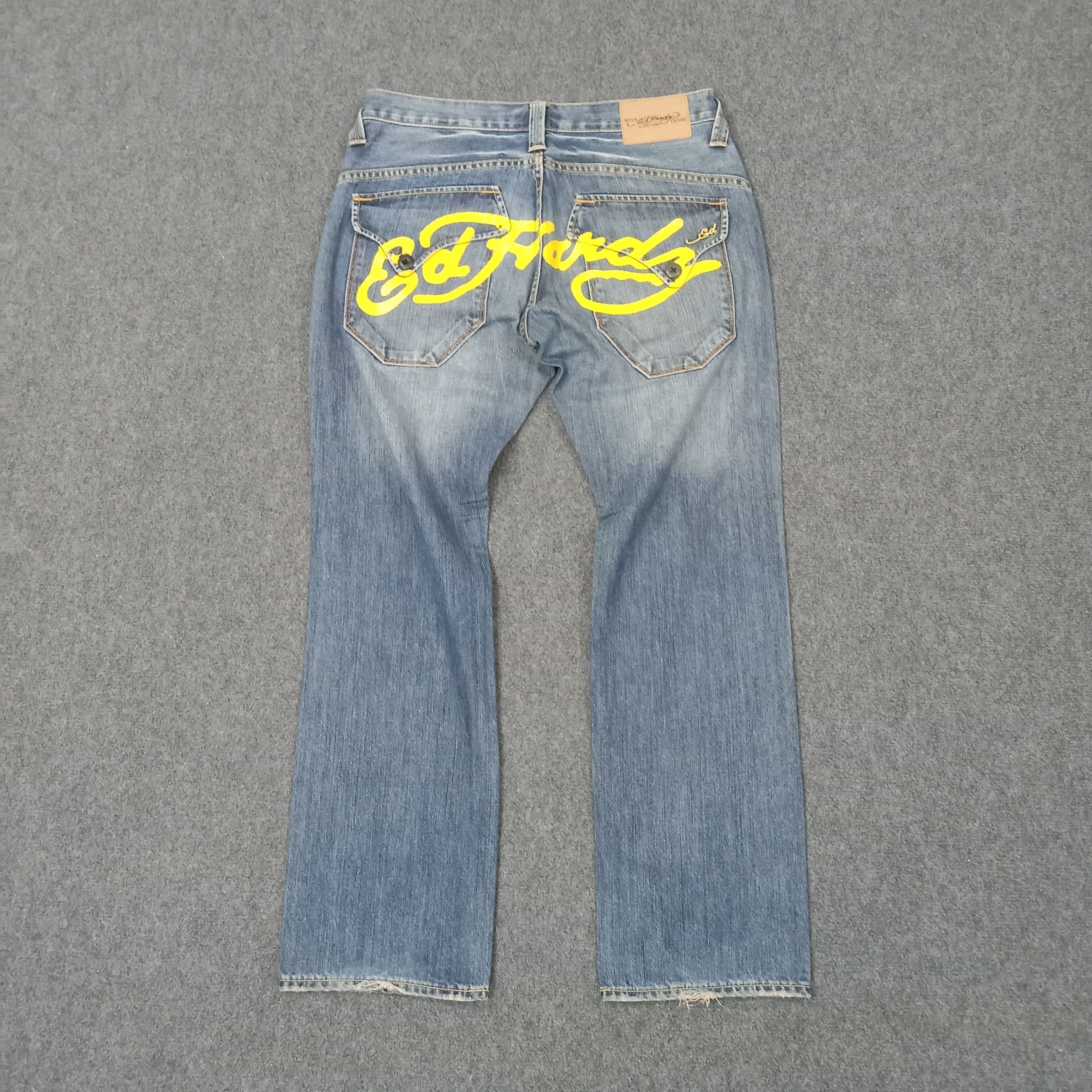 Ed Hardy Ed Hardy by Christian Audiger American Custom Jeans C228N2 Size US 32 / EU 48 - 1 Thumbnail