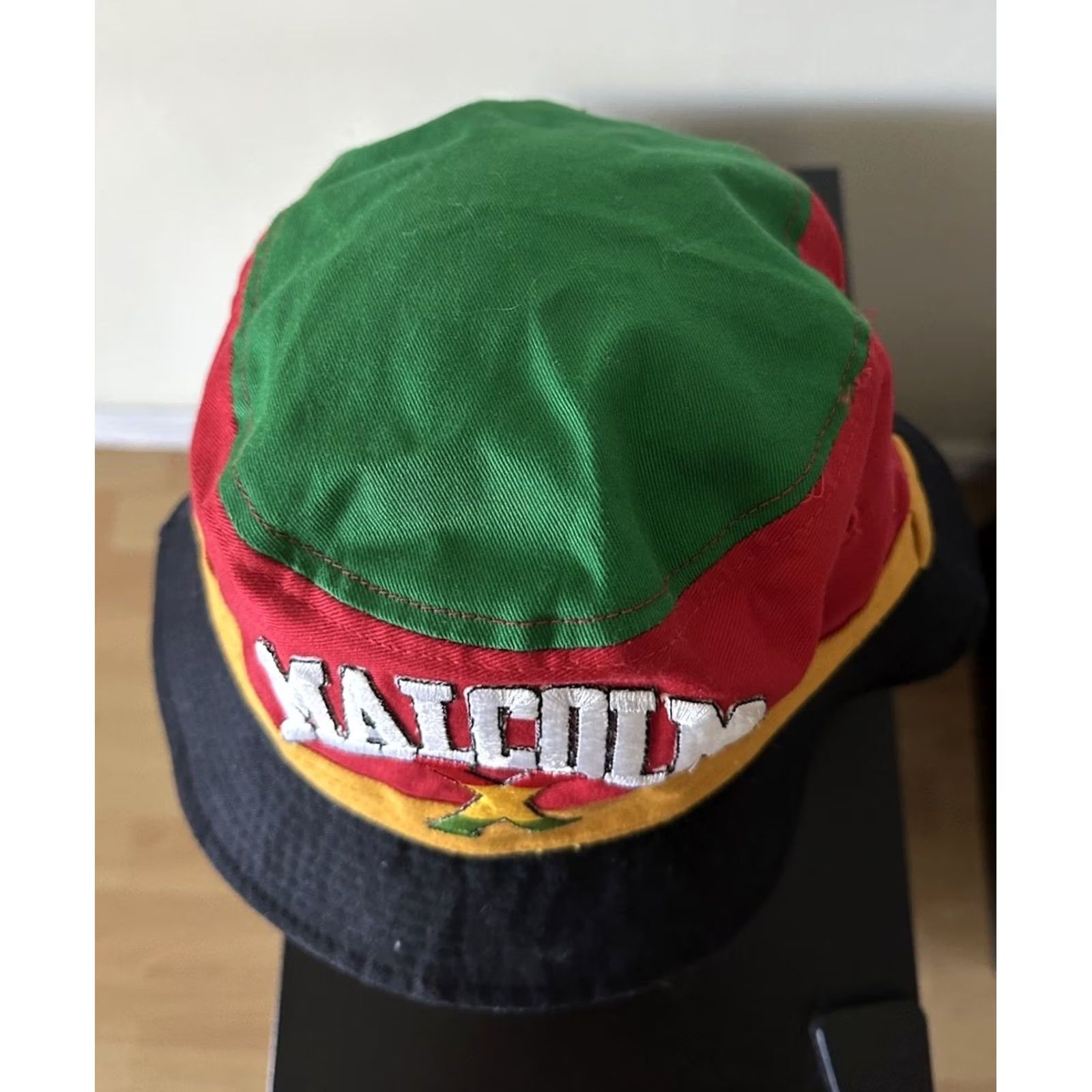 Vintage Vintage Malcolm X Bucket Hat Cap 90s Pinwheel RARE NWOT Large NOS Size ONE SIZE - 3 Thumbnail