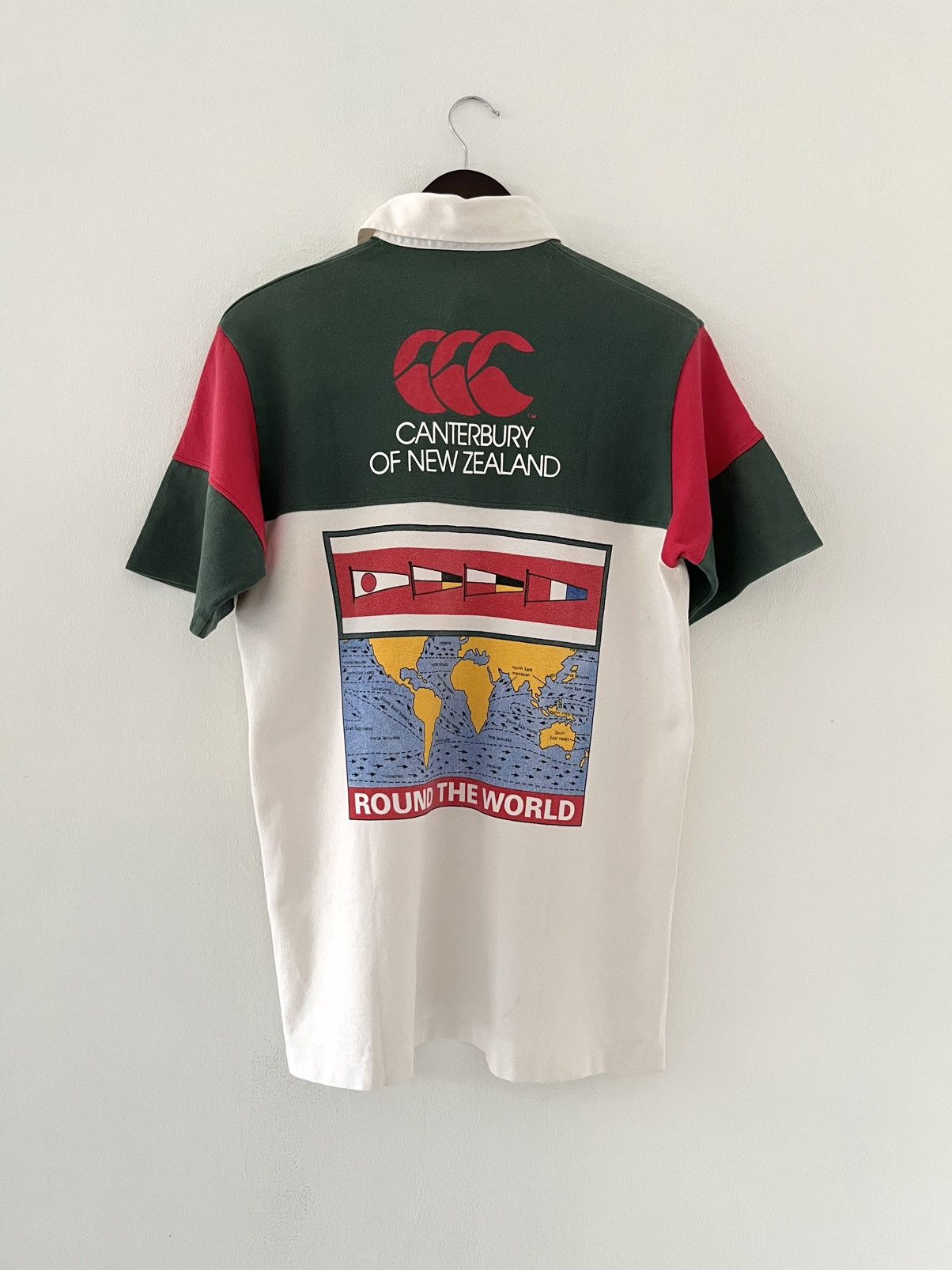 Canterbury of New Zealand Vintage Centerbury Steinlager Round The World Polo Size US M / EU 48-50 / 2 - 3 Thumbnail