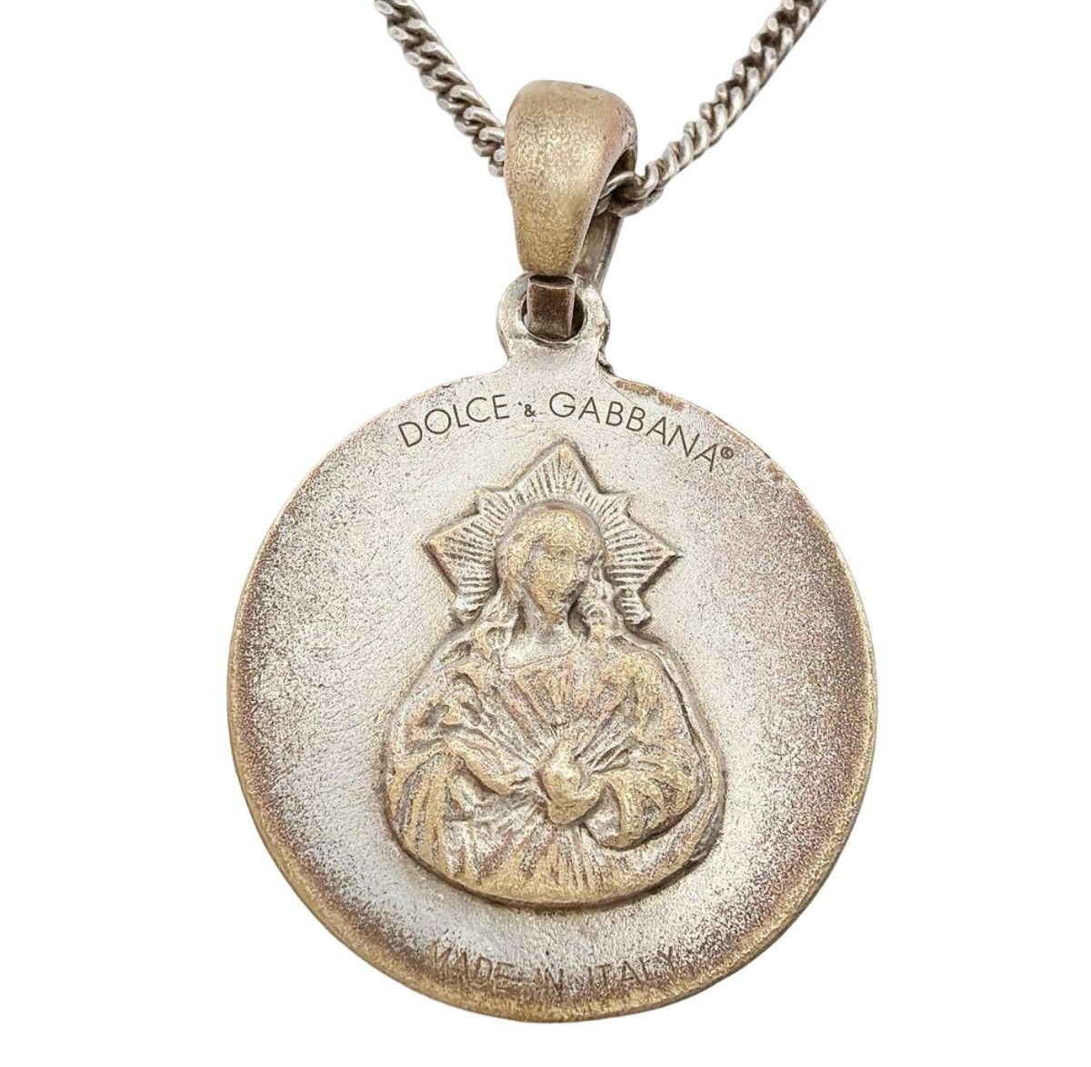 Dolce & Gabbana Dolce & Gabbana Archival Religious Medallion Necklace Size ONE SIZE - 1 Thumbnail