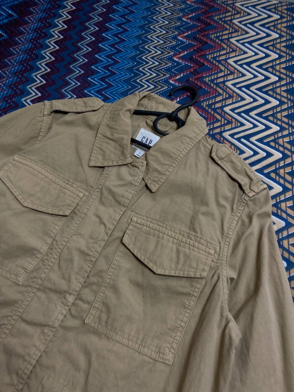 Gap vintage CAP Y2K beige jacket Streetwear Size US S / EU 44-46 / 1 - 9 Thumbnail