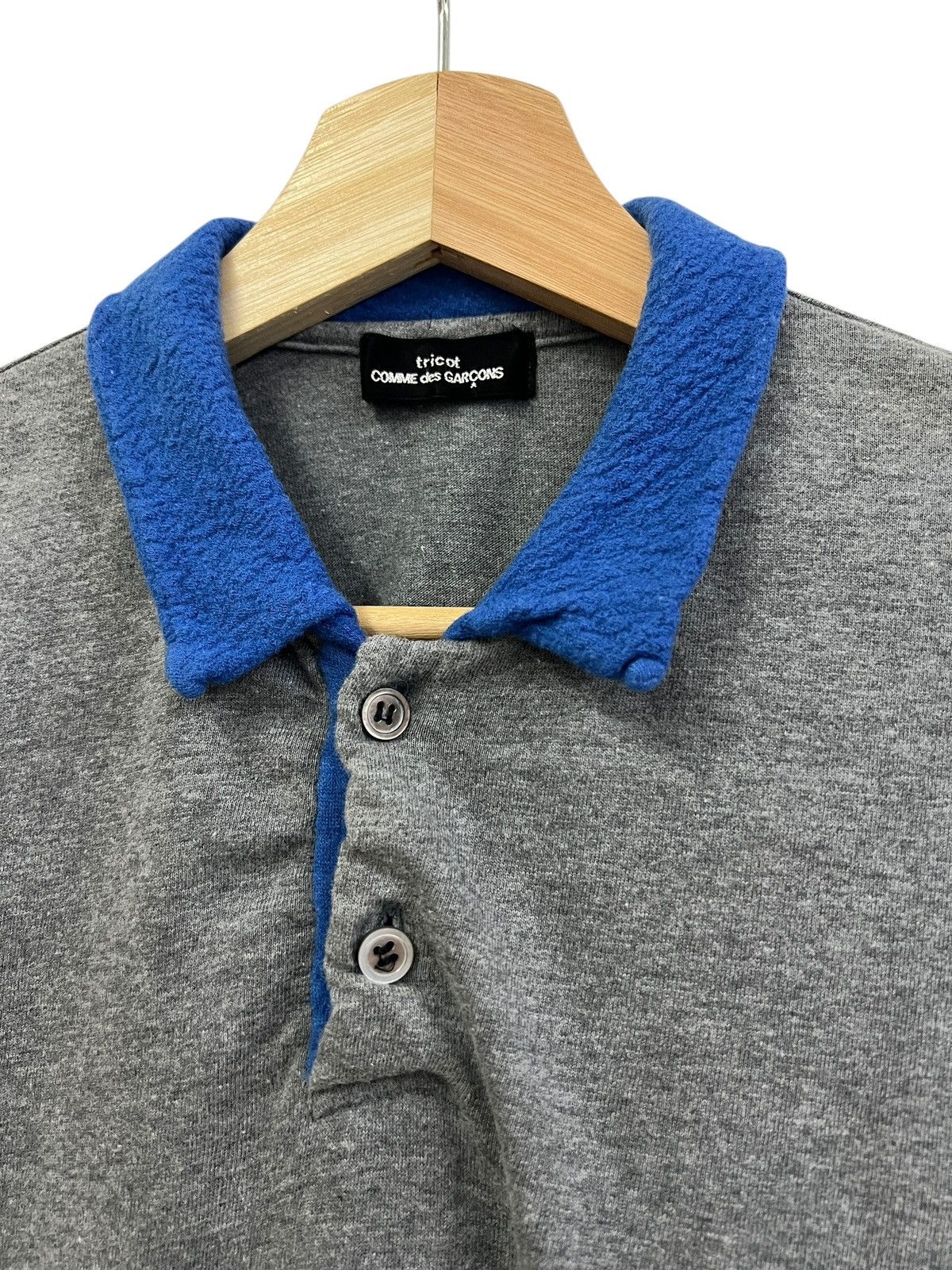 Tricot Comme des Garcons Comme des Garcons Tricot Wool Collar Polo Shirt Size S / US 4 / IT 40 - 7 Thumbnail