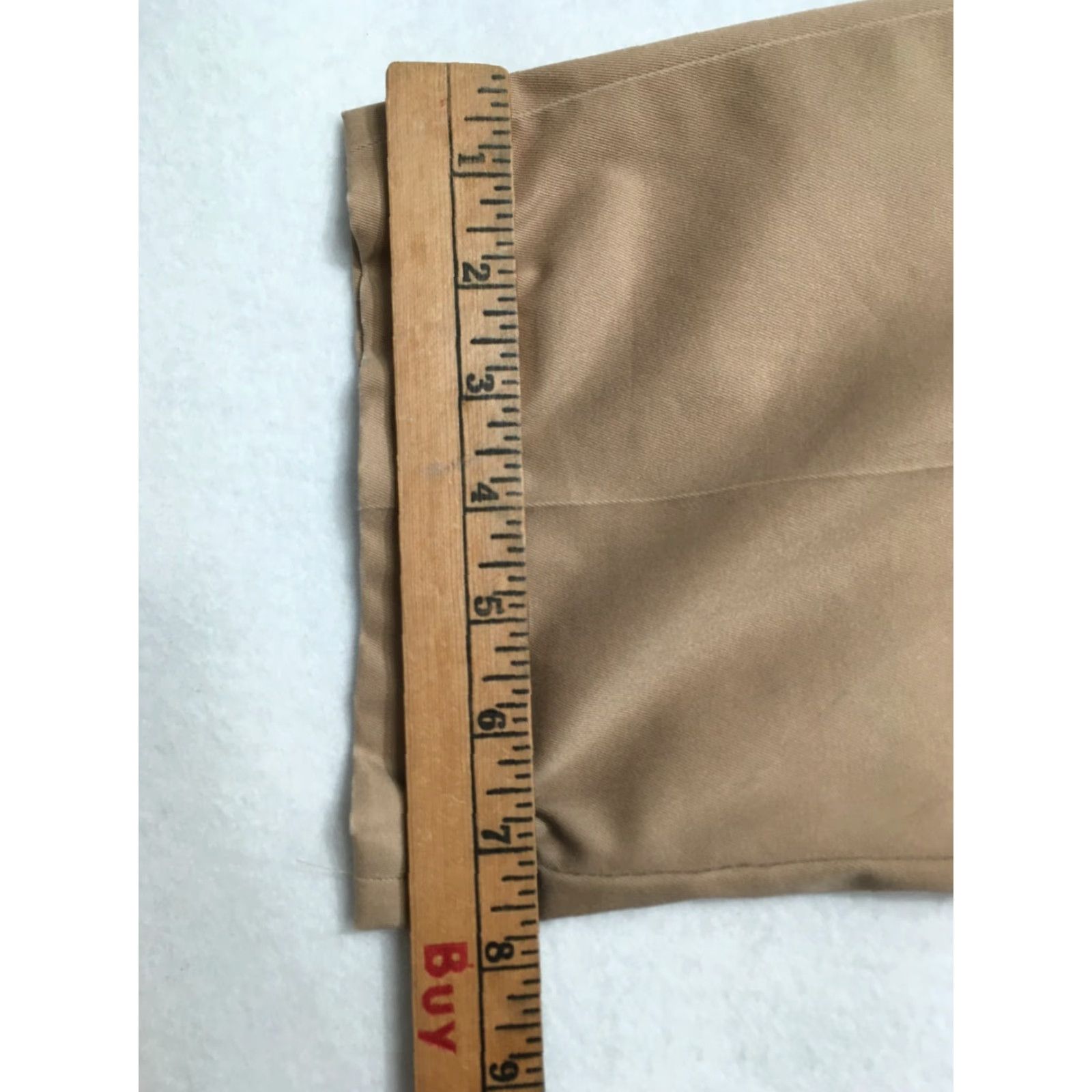 Brooks Brothers Brooks Brothers Clark Fit Advantage Chino Pants Mens 34x28 Beige Flat Front Regular Straight Belt Loops K Size US 34 / EU 50 - 2 Thumbnail