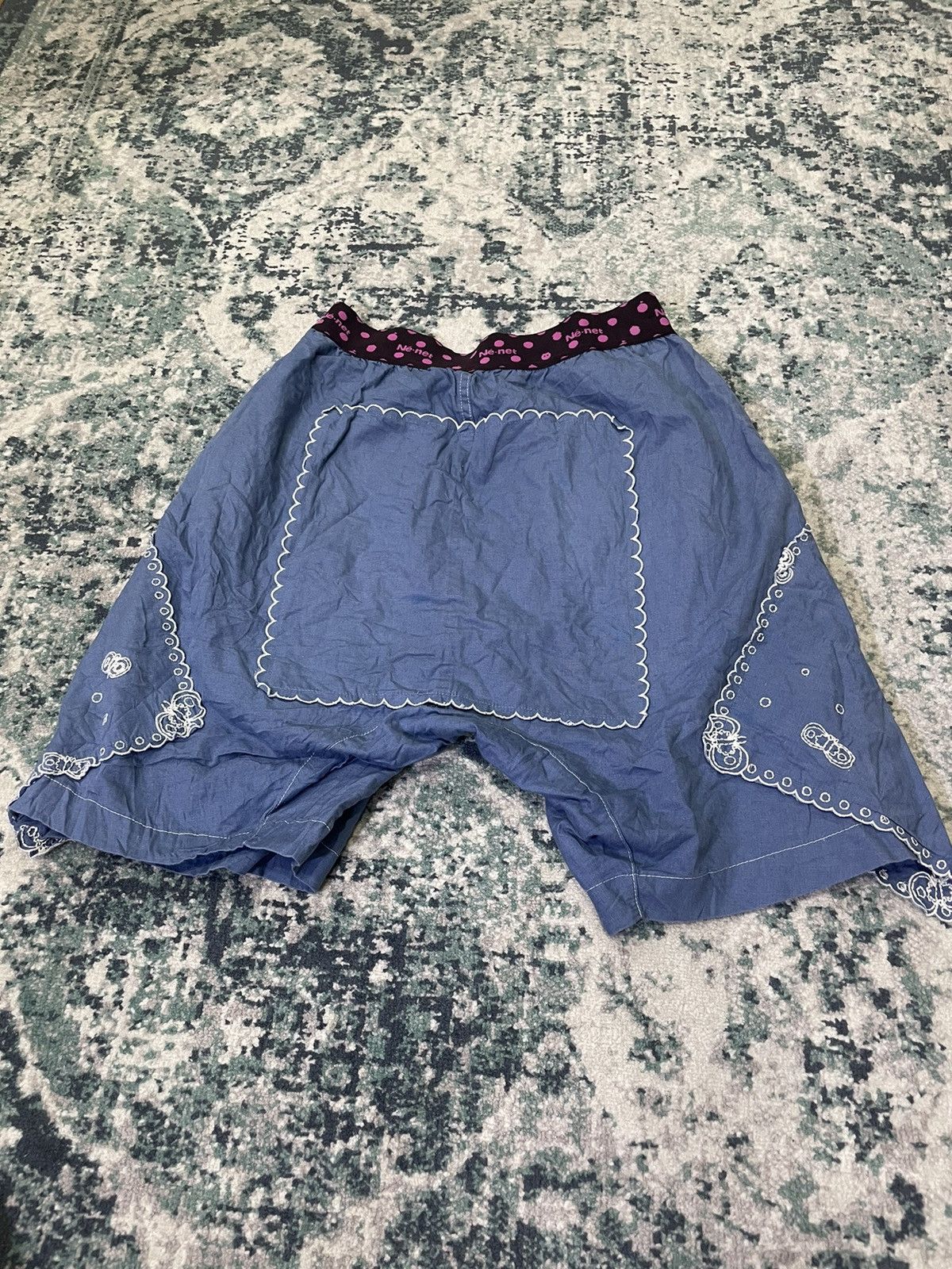 Issey Miyake AW2012 Ne-net Embroidery Patches Butterfly Short Pant Size US 30 / EU 46 - 8 Thumbnail