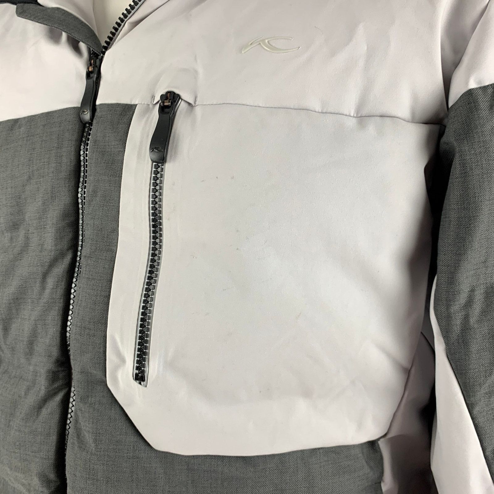 KJUS KJUS Size XL Grey Quilted Polyester Hooded Jacket Size US XL / EU 56 / 4 - 4 Thumbnail