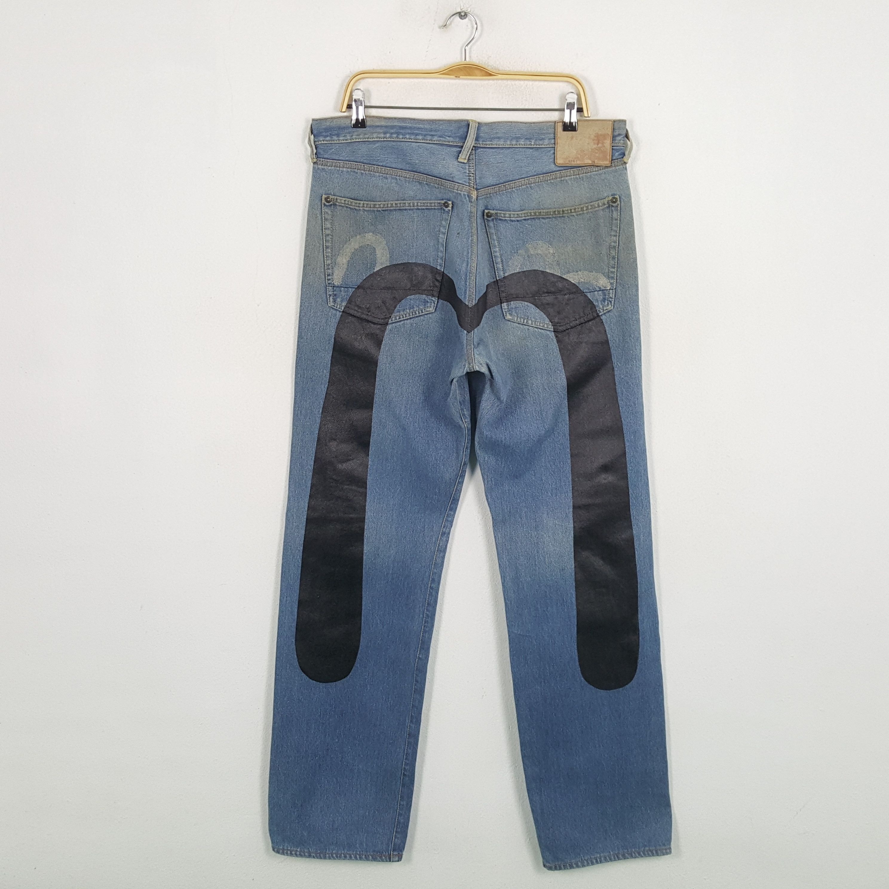 Evisu × Japanese Brand × Vintage Vintage EVISU Japanese Brand Daicock Custom Style Jeans Size US 35 - 1 Thumbnail
