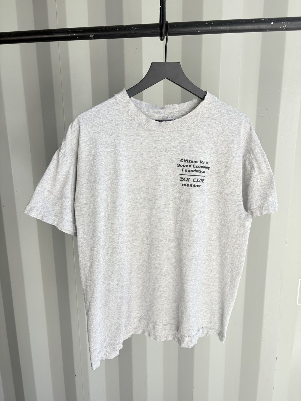 Vintage Vintage Tax This Shirt Distressed Faded Grunge Band Size US XL / EU 56 / 4 - 2 Thumbnail