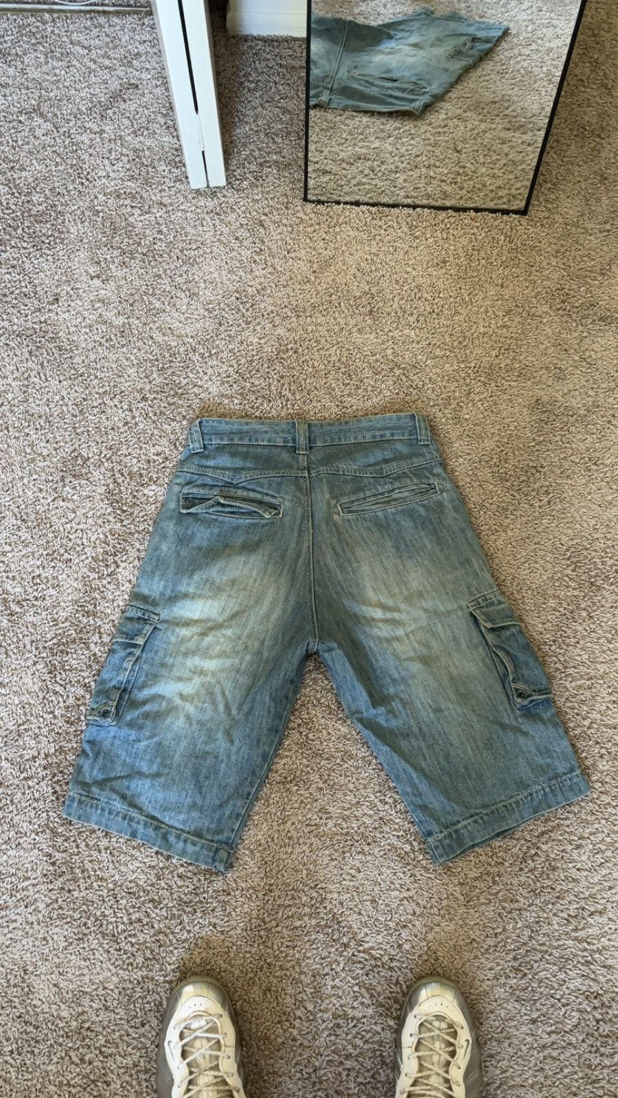 Japanese Brand × Vintage Ventina Design Distressed Denim Jean Shorts Size US 32 / EU 48 - 2 Thumbnail