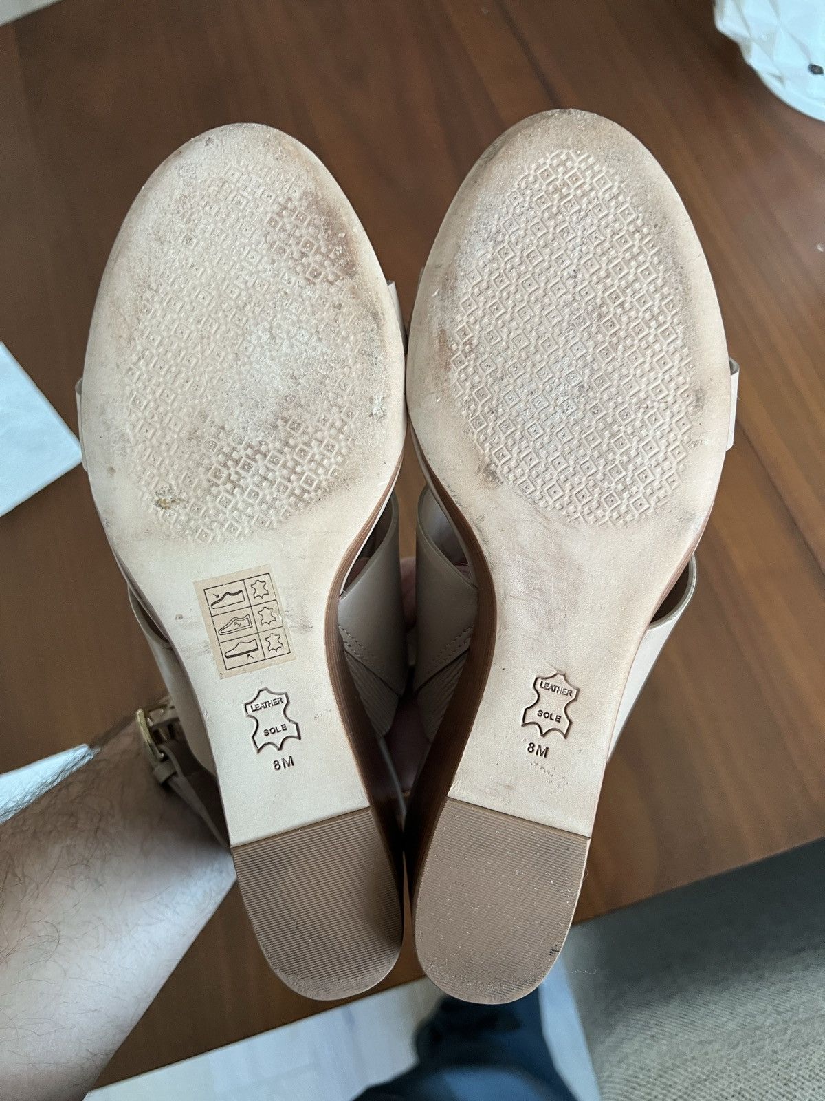 Tory Burch Tory Burch leather wedge platform shoe Size US 8 / IT 38 - 8 Thumbnail