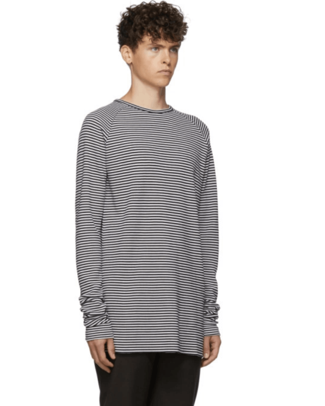 Haider Ackermann Striped Slim-fit Sweater Size US L / EU 52-54 / 3 - 6 Thumbnail