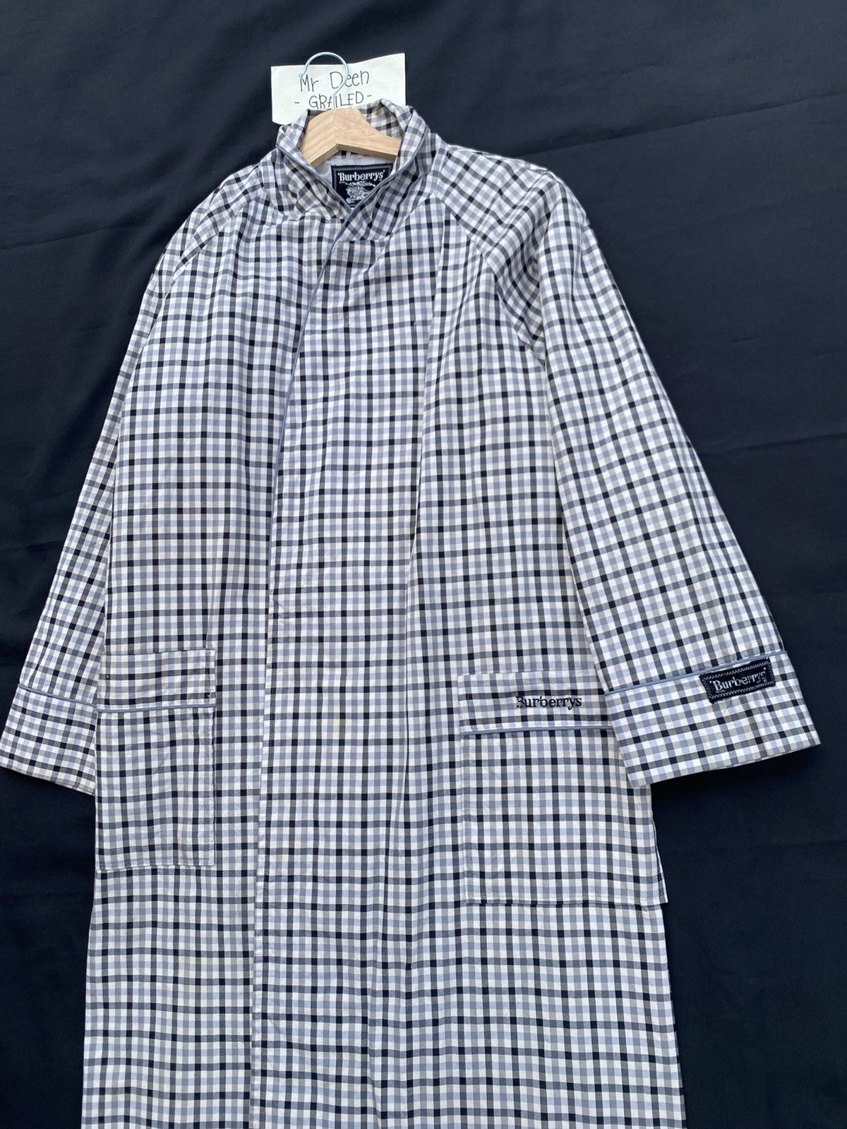 Burberry Vintage Burberry Checkered Long Coat Size US L / EU 52-54 / 3 - 7 Thumbnail