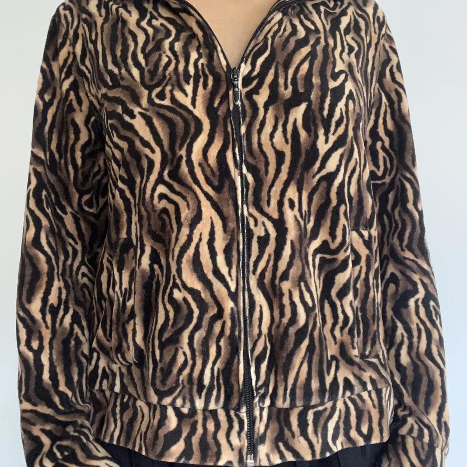 Other Brown and black zip-up jacket with a vintage vibe #y2k Size M / US 6-8 / IT 42-44 - 7 Thumbnail