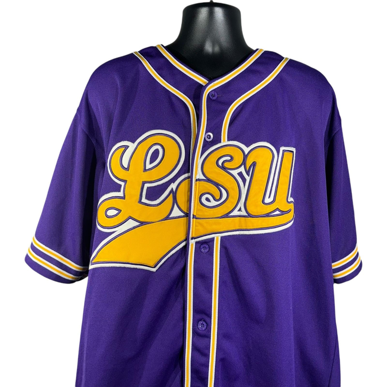 Colosseum Athletics Vintage LSU College Baseball Jersey Size US XL / EU 56 / 4 - 2 Thumbnail