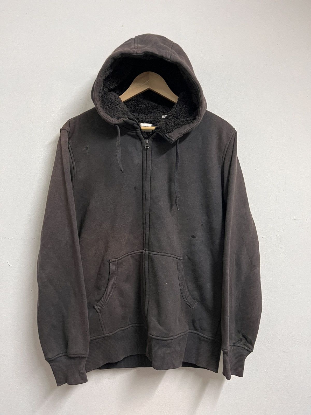 Japanese Brand uniqlo perfect faded distressed homeless hoodie Size US L / EU 52-54 / 3 - 1 Thumbnail