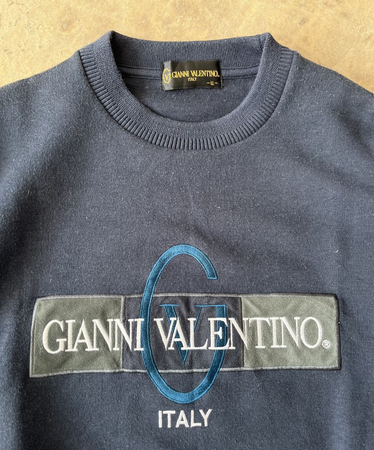 Gianni Valentino Vintage Gianni Valentino Embroidery Logo Sweatshirt Size US XL / EU 56 / 4 - 3 Thumbnail