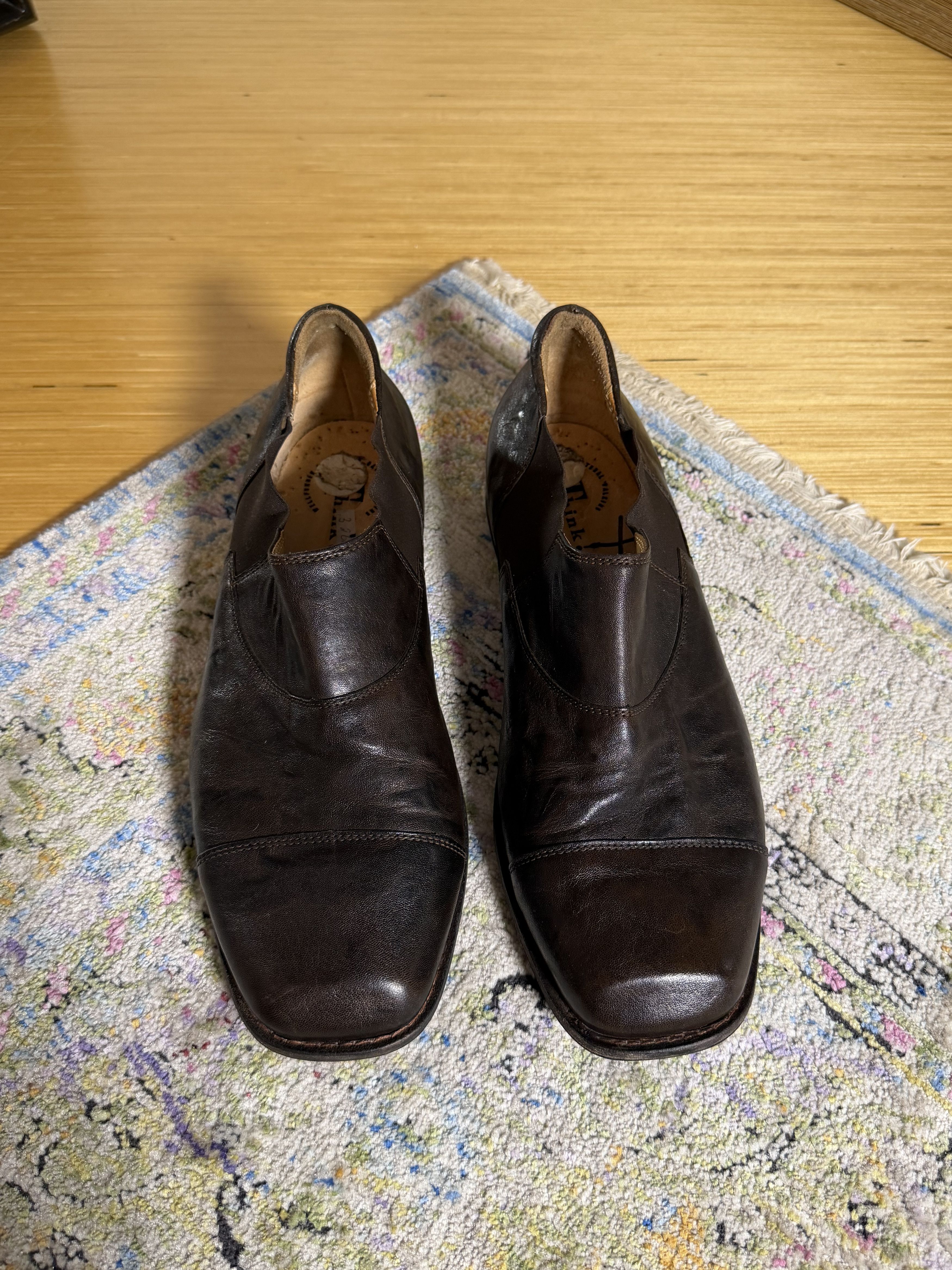 Genuine Leather Think! Shoes USA GURU Shoes Black Size US 10 / EU 43 - 3 Thumbnail