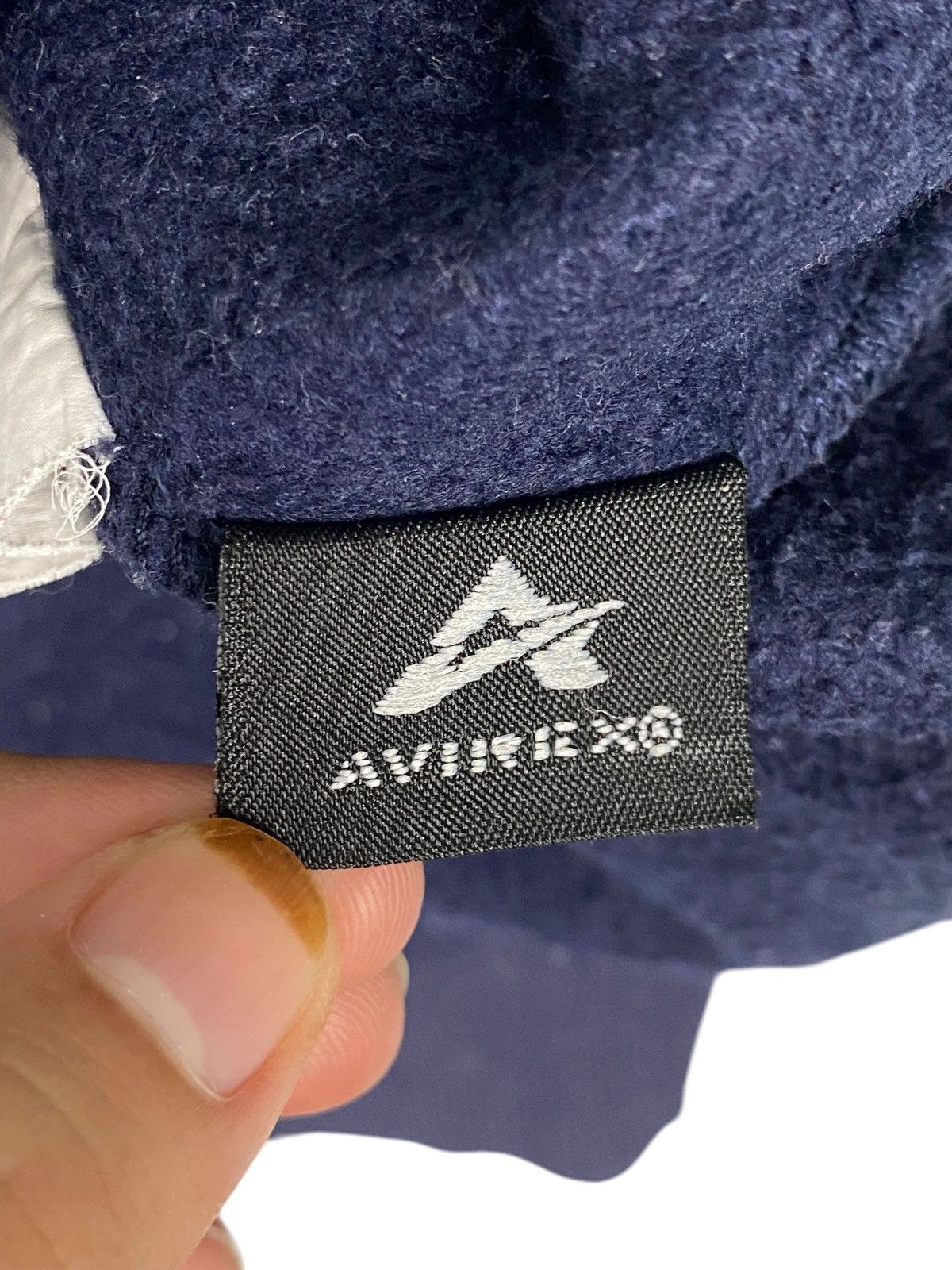 Avirex × Vintage Vintage Avirex Big Logo Printed Sweatshirt Crewneck Purple Size US XL / EU 56 / 4 - 5 Thumbnail