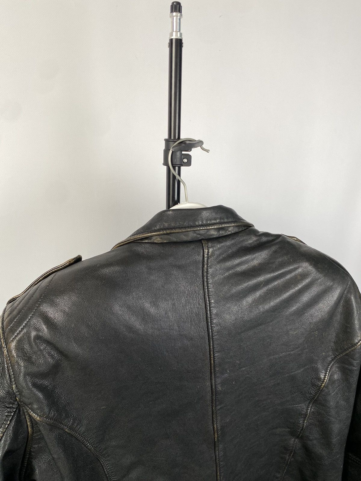 Other 🔥SPIRIT MOTORS RACING TRUE LEATHER JACKET 50-42 Size Size US M / EU 48-50 / 2 - 13 Thumbnail