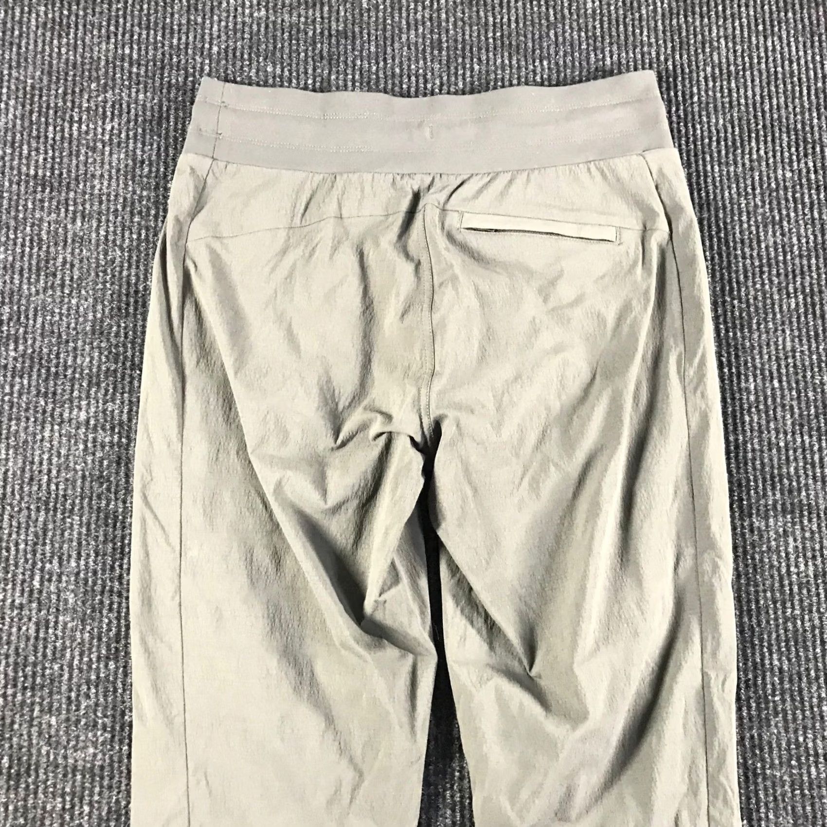 Athleta Athleta Jogger Pants Womens Olive Green Nylon Stretch 6 Adjustable Waist Pockets Tapered Leg Casual Activewear Size 28" / US 6 / IT 42 - 5 Thumbnail