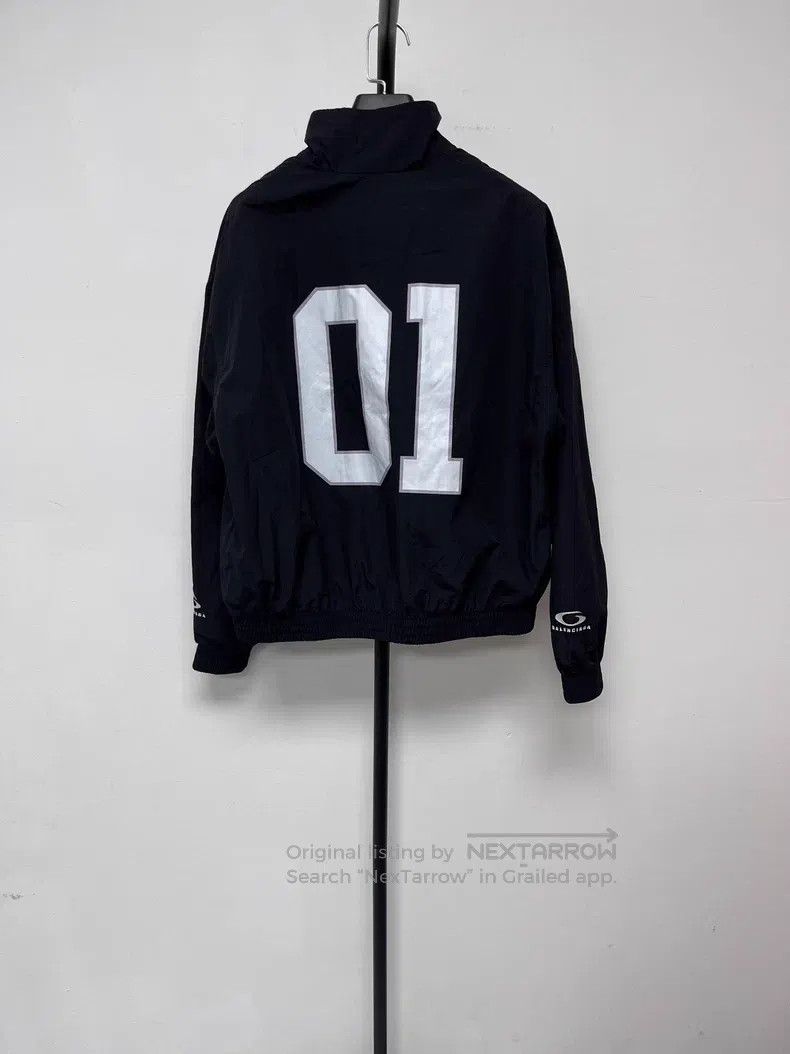 Balenciaga Balenciaga Letter Printed Zip-Up Long Sleeve Jacket Size US XS / EU 42 / 0 - 2 Thumbnail