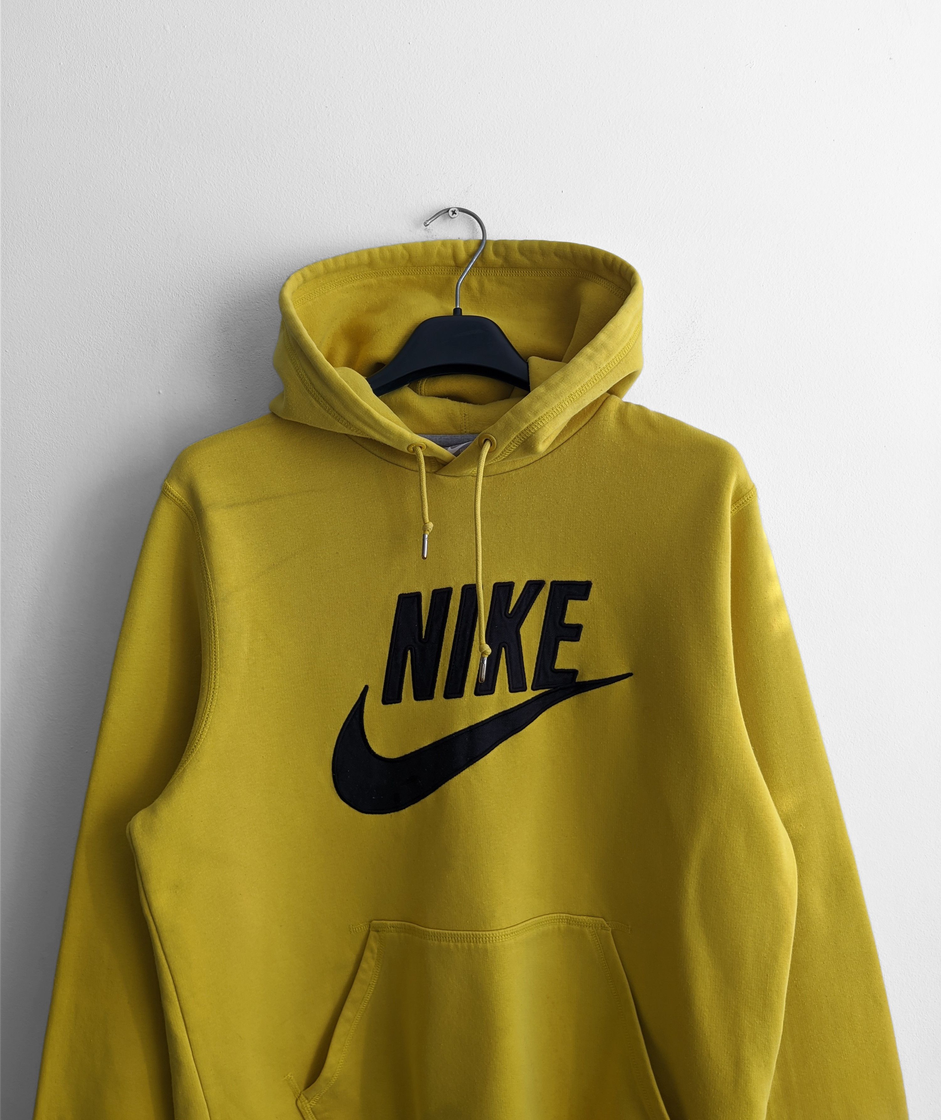 Nike Vintage Nike hoodie yellow swoosh y2k Size US M / EU 48-50 / 2 - 2 Thumbnail