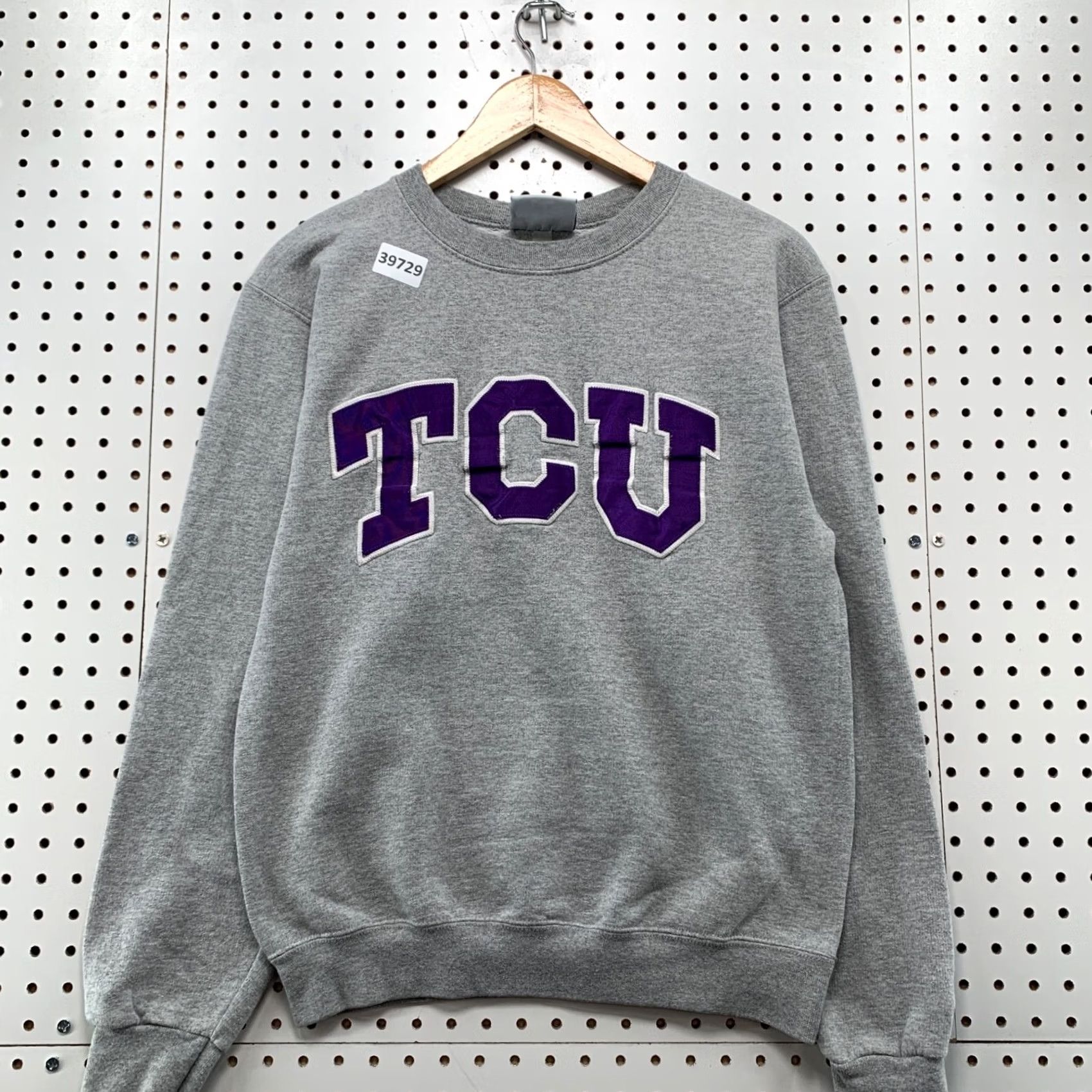 Champion VINTAGE Champion TCU Crewneck Sweatshirt Mens S Gray University 20x23.5 Sweatshirt Crew Neck Long Sleeve Graphic Print Dream in Motion Size US S / EU 44-46 / 1 - 2 Thumbnail