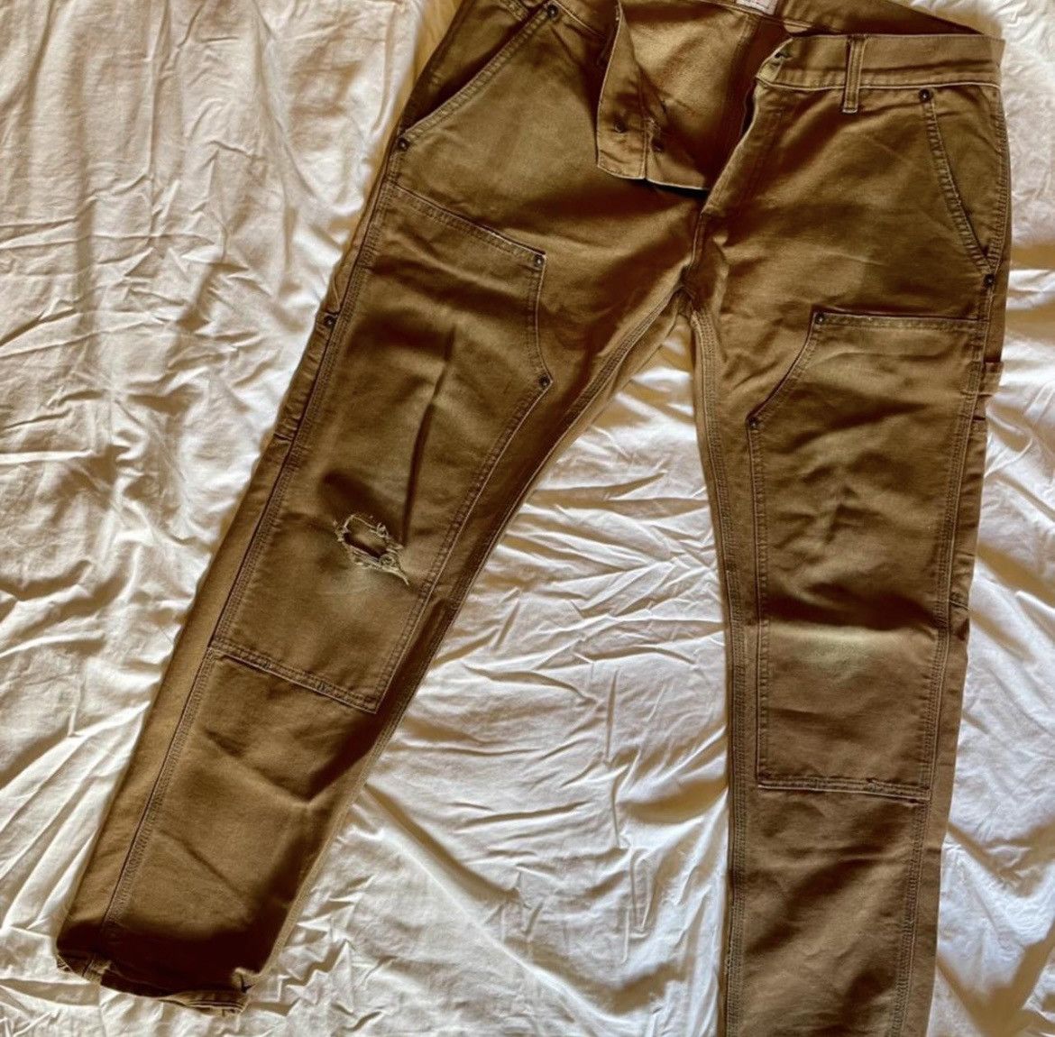 Carhartt × Carhartt Wip × Vintage Carhartt WIP (Work In Progress) Rig Double Knee Size US 32 / EU 48 - 1 Thumbnail