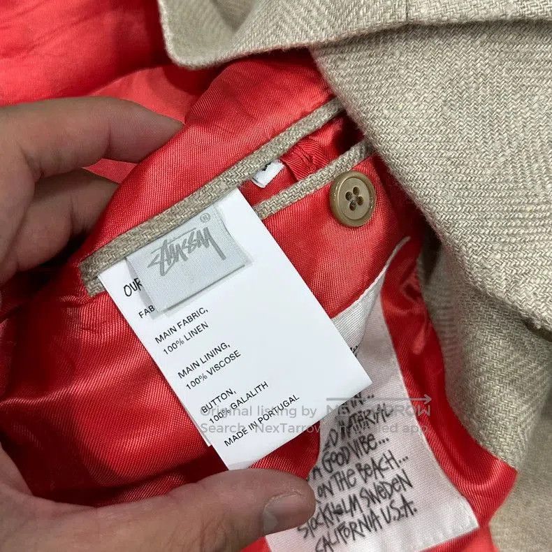 Our Legacy Stussy Ourlegacy Linen Casual Suit Jacket. Size US L / EU 52-54 / 3 - 6 Thumbnail