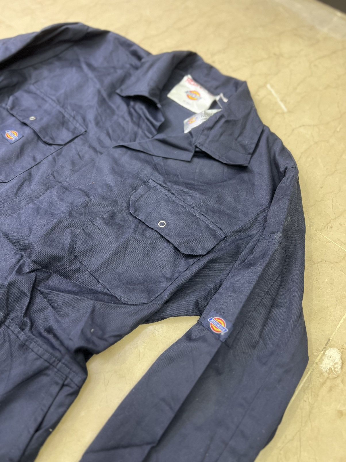 Dickies VintageDickies RedhawkNavyBlue WorkwearCoveralls Jumpsuit40R Size US L / EU 52-54 / 3 - 3 Thumbnail