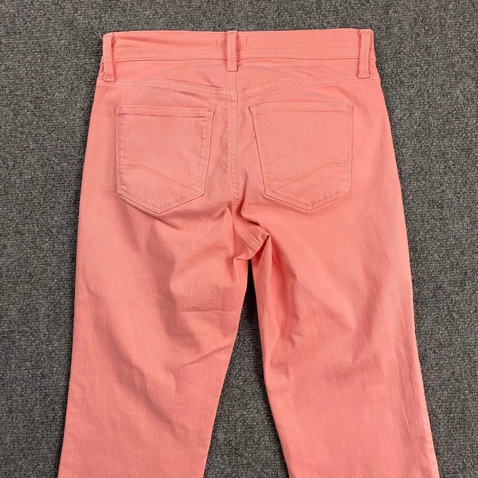 NYDJ NYDJ Jeans Women's 0 Pink Dayla Wide Cuff Capri Rolled Cuffs Size 25" / US 0 / IT 36 - 7 Thumbnail