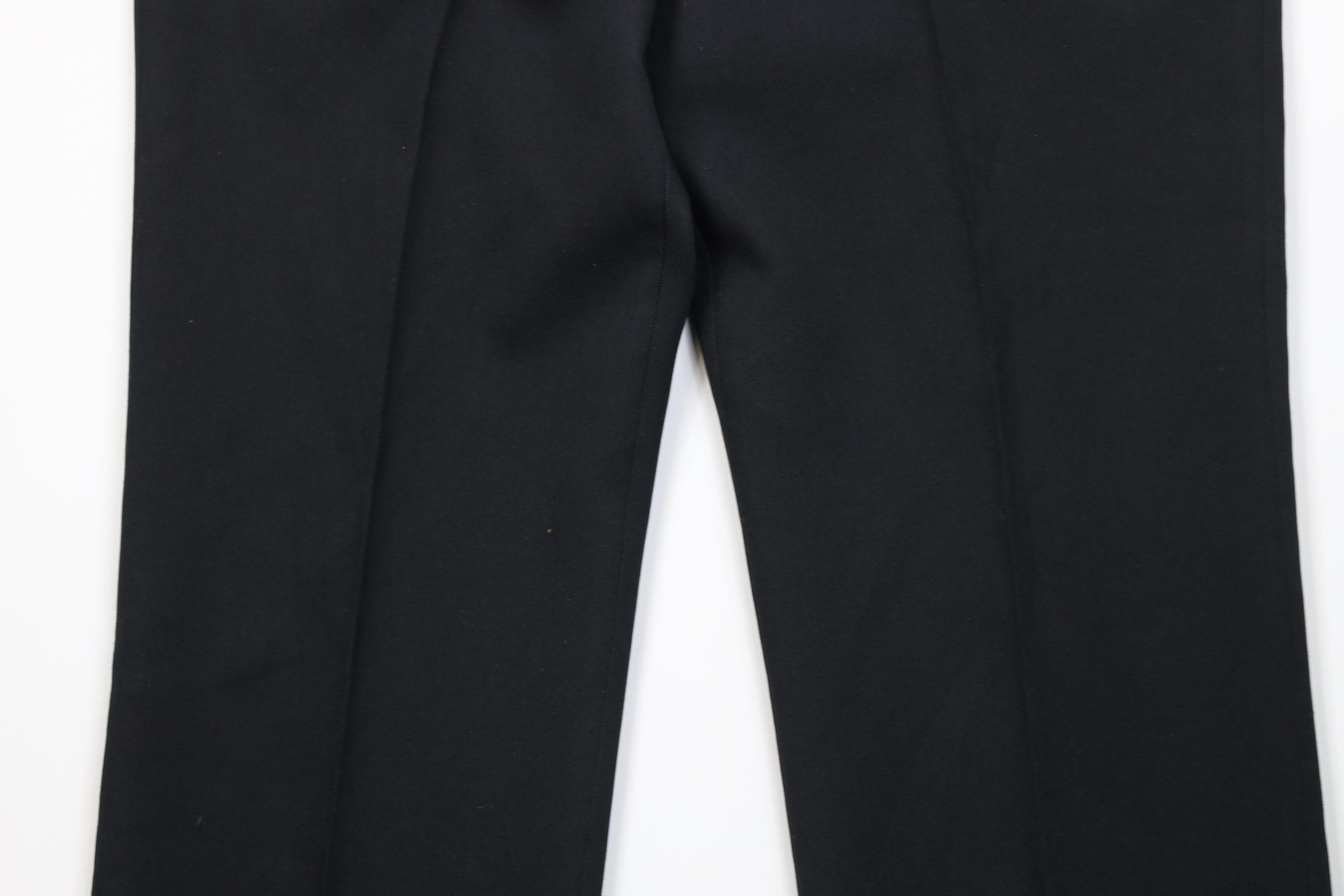 Vintage Vintage 70s Streetwear Flared Wide Leg Chino Pants Black USA Size US 38 / EU 54 - 3 Thumbnail