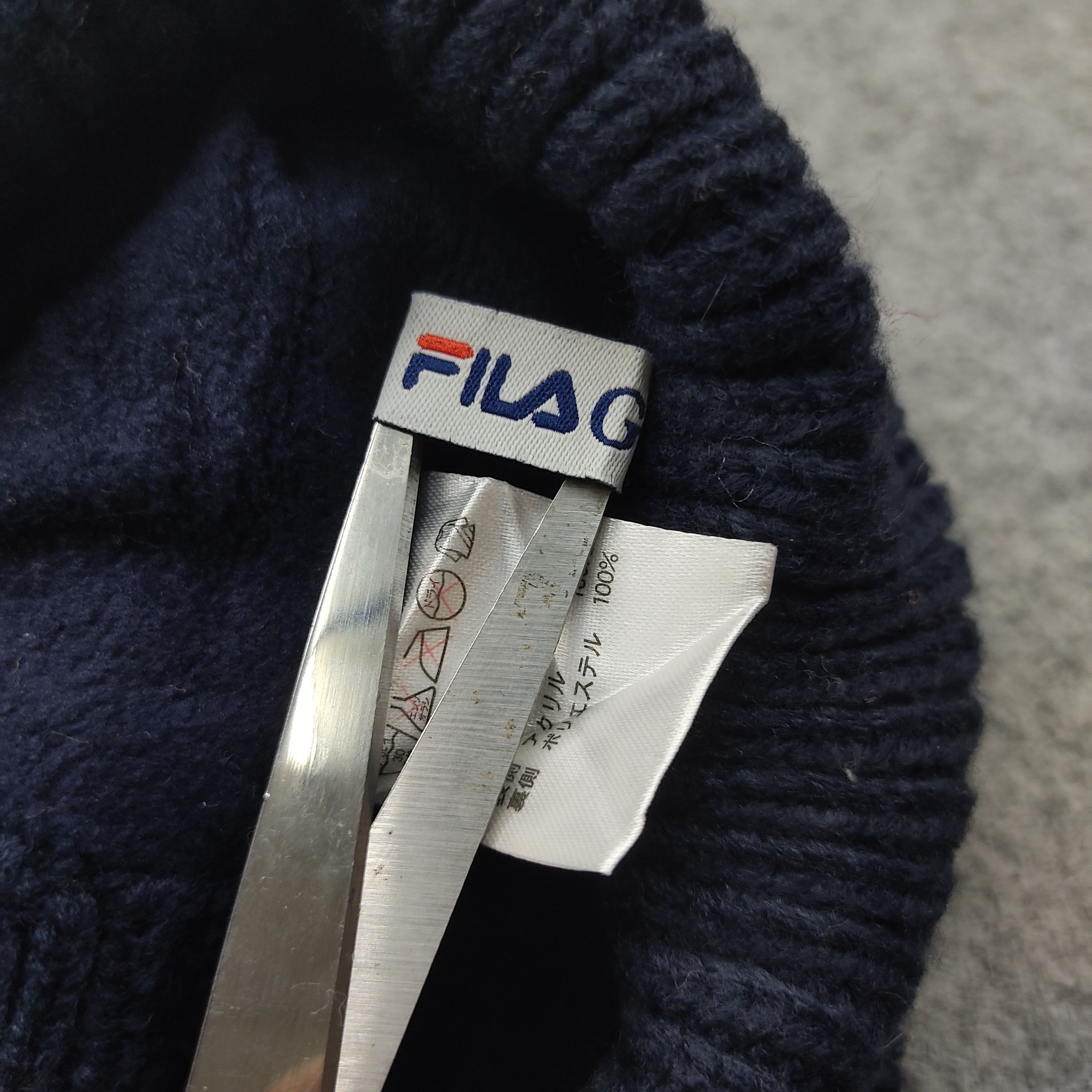 Fila × Vintage Vintage Fila Golf Knit Beanie / Snow Hat / Snow Cap Size ONE SIZE - 5 Thumbnail