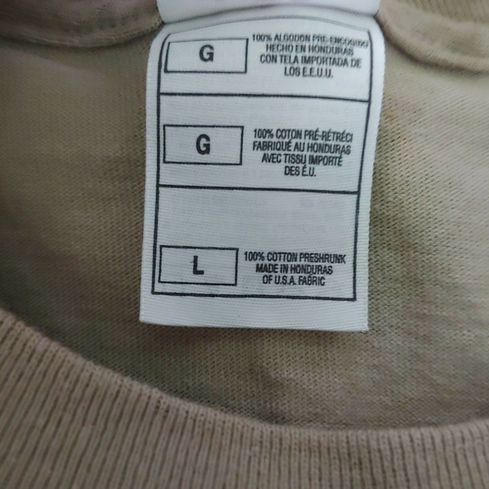 Fruit Of The Loom Fruit of the Loom Look And Touch Giraffe Large T Shirt Animals Textured Graphic Sun Nature Safari Mens Large Brown Crew Neck Short Sleeve 100% cotton Size US L / EU 52-54 / 3 - 7 Thumbnail