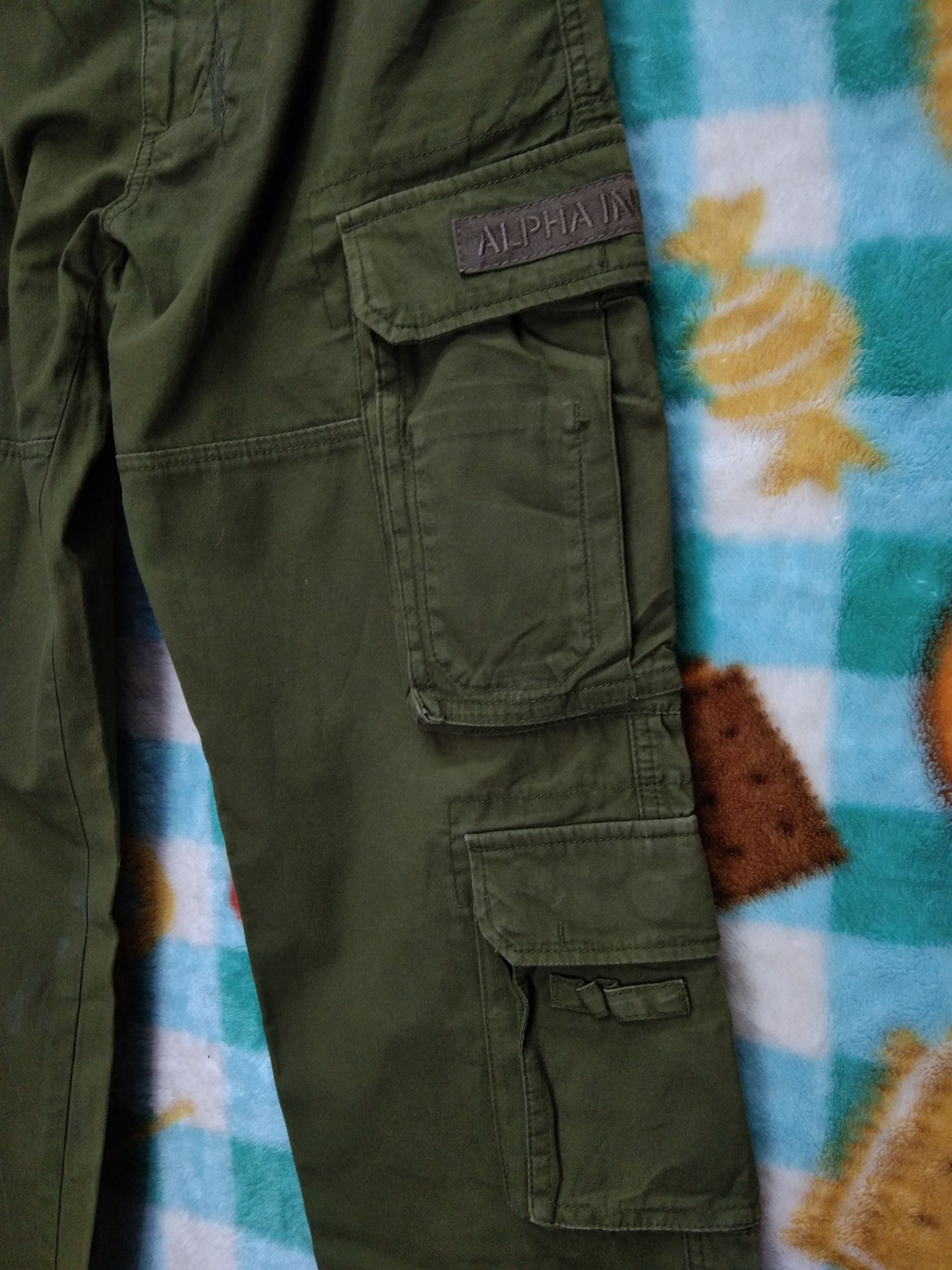Alpha Industries VINTAGE ALPHA INDUSTRIES 8 POCKETS CARGO PANT. Size US 30 / EU 46 - 10 Thumbnail