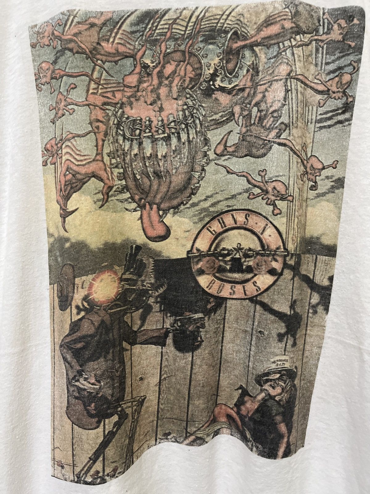 Band Tees × Vintage Vintage Band Tees Gun And Roses 1988 Size US XL / EU 56 / 4 - 2 Thumbnail