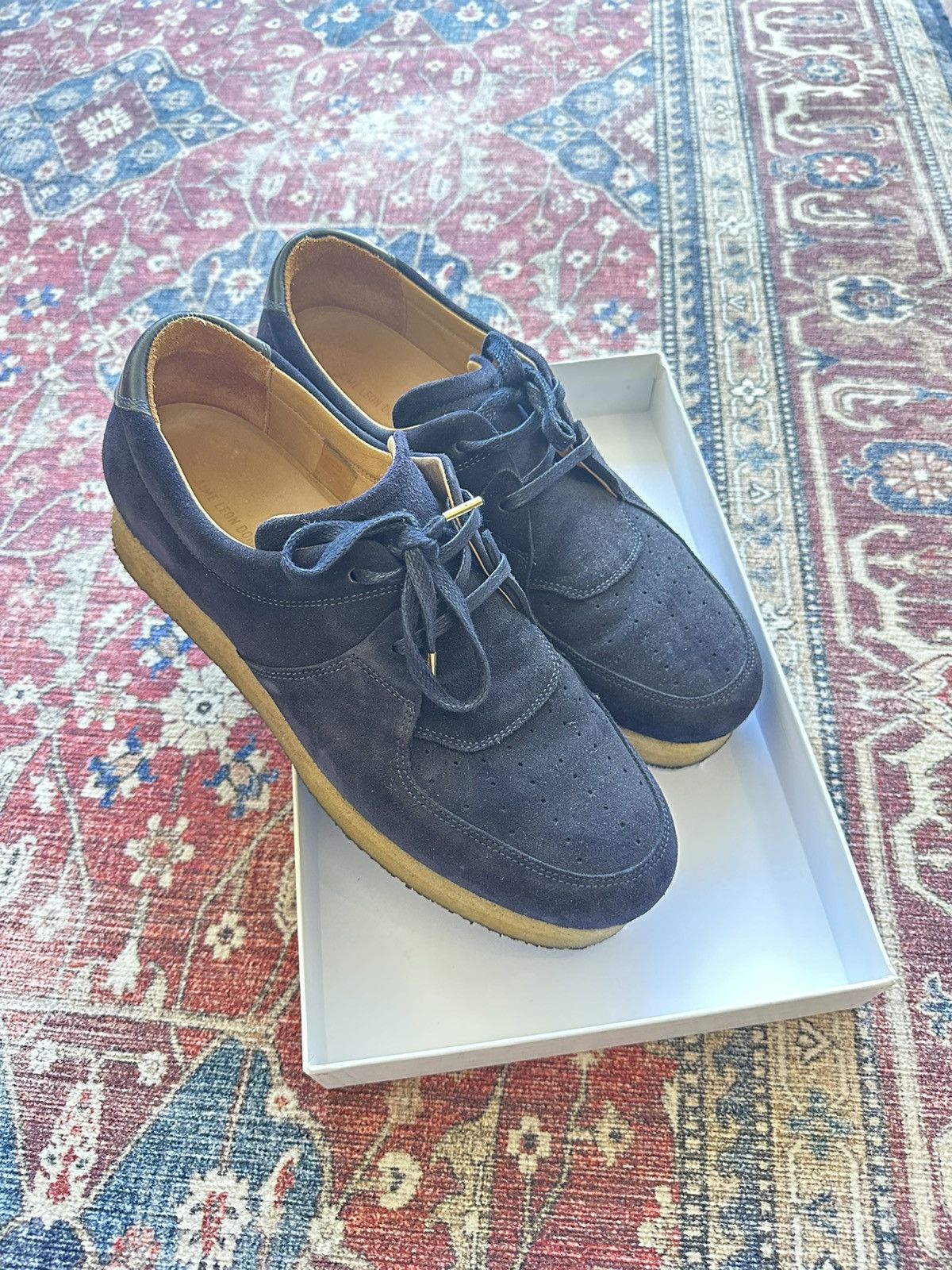 Aime Leon Dore Aime Leon Dore Q27 Wallabee Navy Size US 10 / EU 43 - 1 Thumbnail