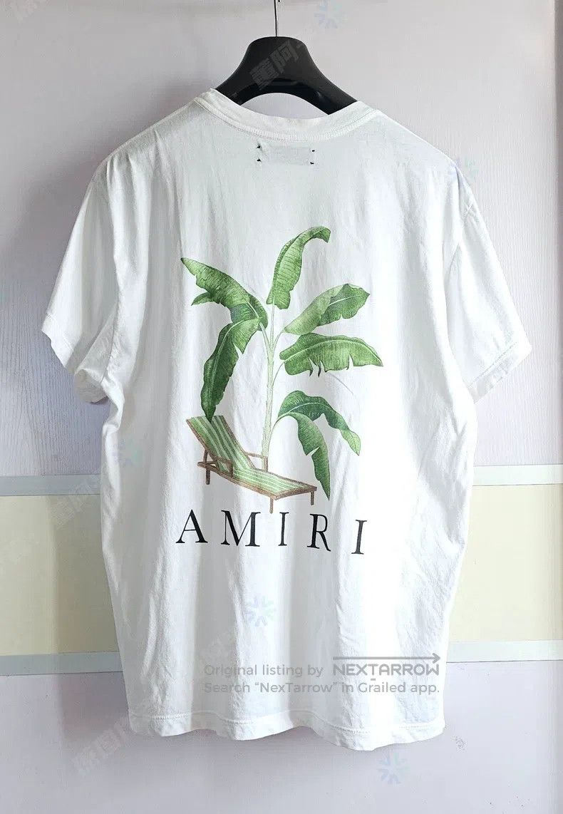 Amiri Amiri Men's short sleeve T-shirt, white Size US L / EU 52-54 / 3 - 4 Thumbnail