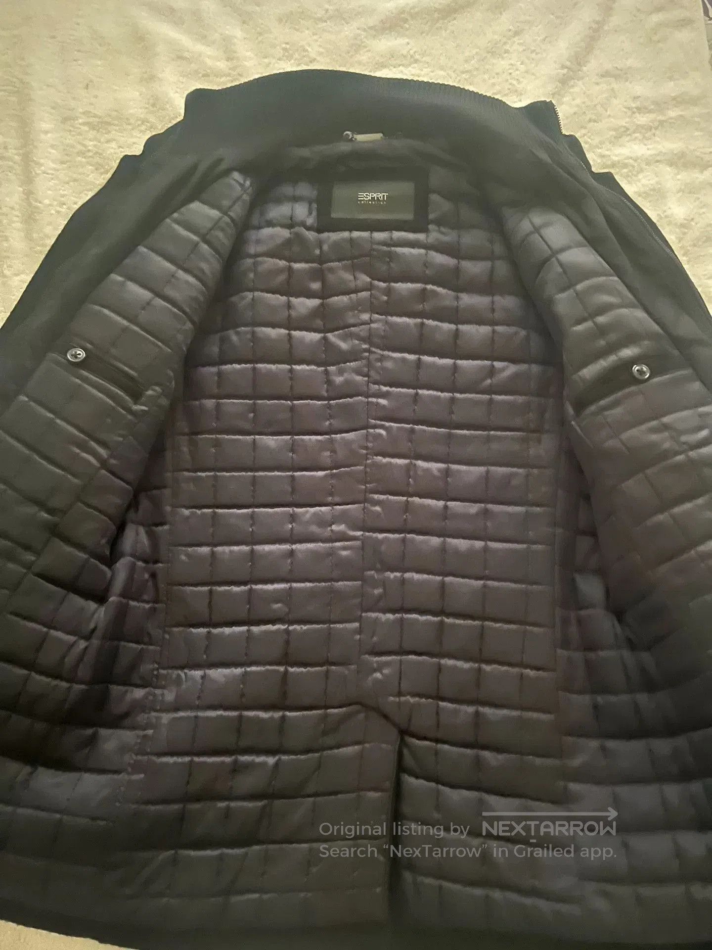 Japanese Brand Black Wool Short Coat by Esprit. Size US M / EU 48-50 / 2 - 2 Thumbnail