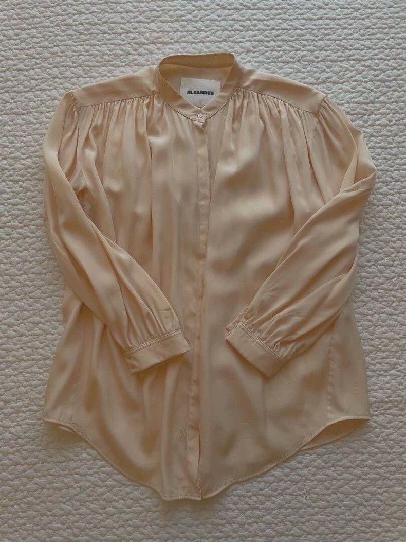 Jil Sander Jil Sander size 32 Silk blouse Size 4XL / US 24-26 - 1 Thumbnail