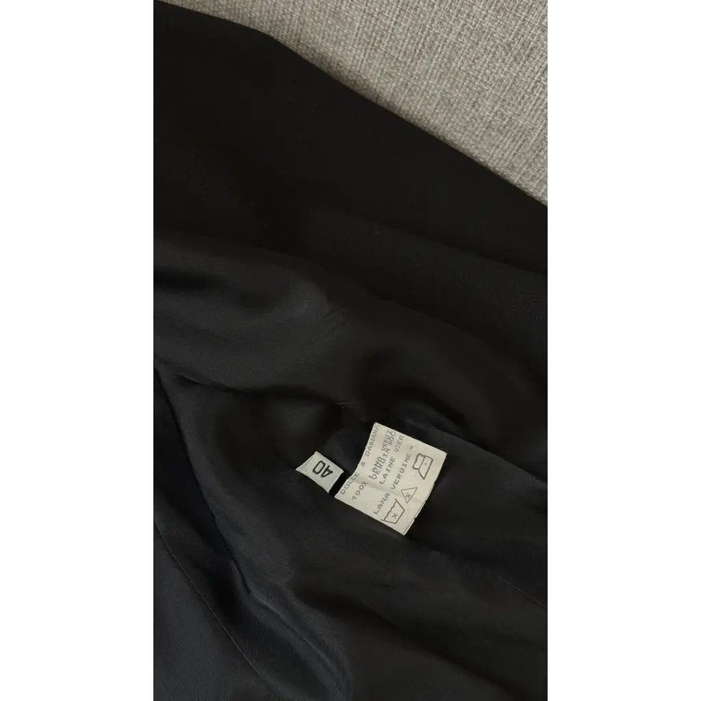 Dolce & Gabbana Dolce & Gabbana Black Wool Tailored Blazer Size IT 40 / S Size S / US 4 / IT 40 - 8 Thumbnail