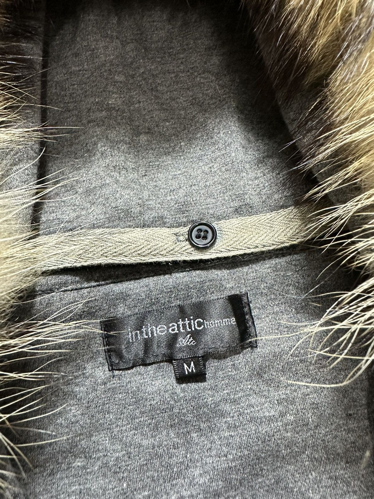 In The Attic ASSYMETRICAL IN THE ATTIC FUR HOODIE JACKET IFSIX LGB STYLE Size US M / EU 48-50 / 2 - 11 Thumbnail
