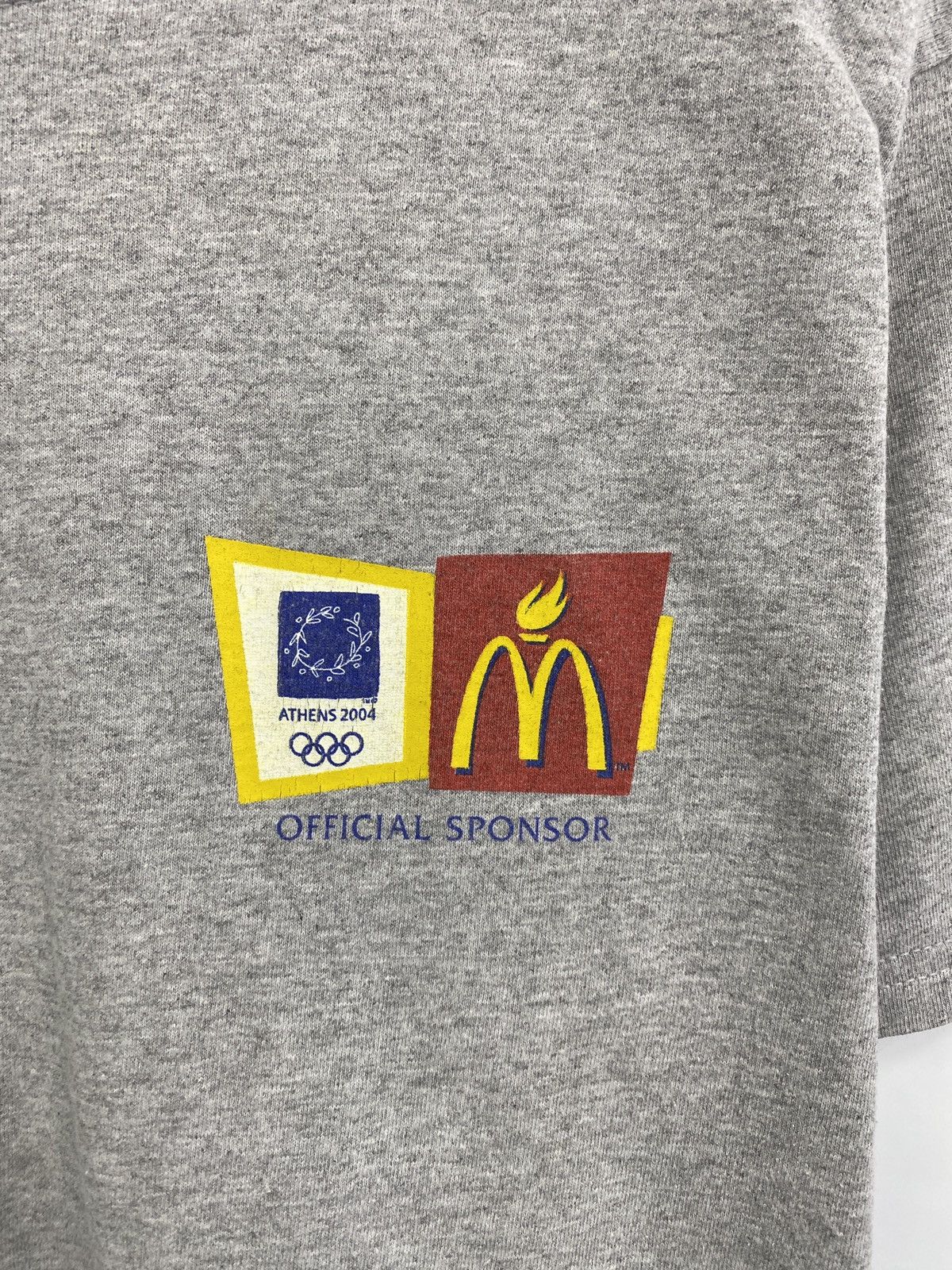 USA Olympics 🇺🇸 Vintage 2004 Macdonald I’m Lovin It T-Shirt Retro Rare Y2K Size US L / EU 52-54 / 3 - 7 Thumbnail