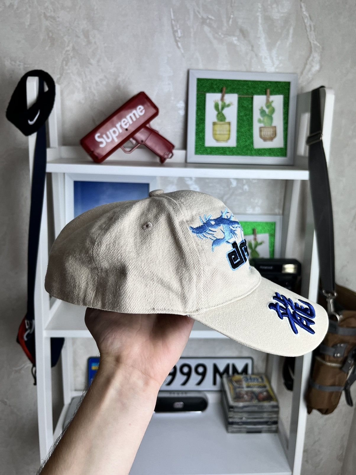 Japanese Brand × Vintage Vintage Japanese Dragon Cap Y2K 90s Size ONE SIZE - 5 Thumbnail