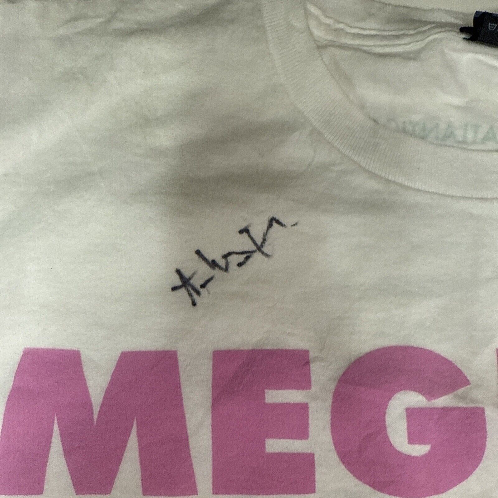 Other Meghan Trainor Charlie Puth Signed T Shirt Size M / US 6-8 / IT 42-44 - 4 Thumbnail
