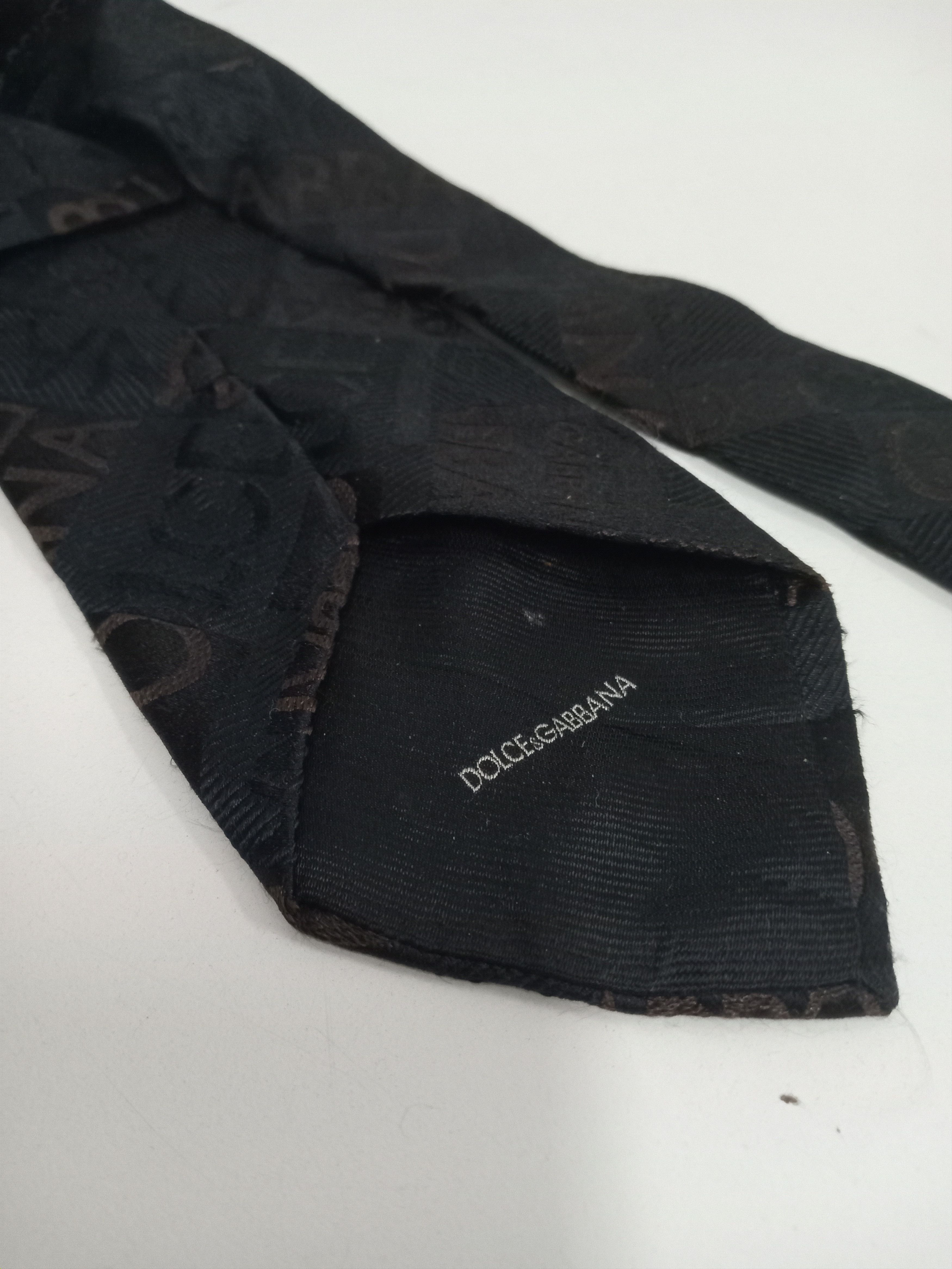Dolce & Gabbana Dolce & Gabbana Monogram Tie Size ONE SIZE - 5 Thumbnail