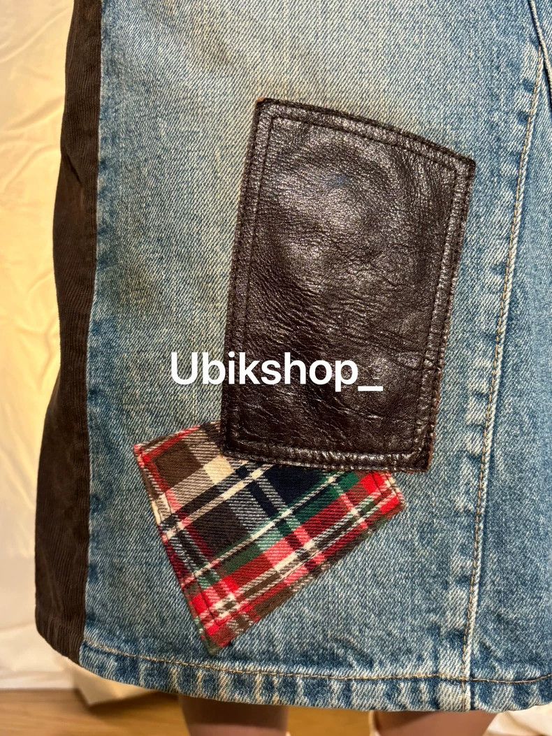 Comme des Garcons Comme Des Garcons size S Patchwork denim skirt Size 24" / US 00 / IT 34 - 3 Thumbnail