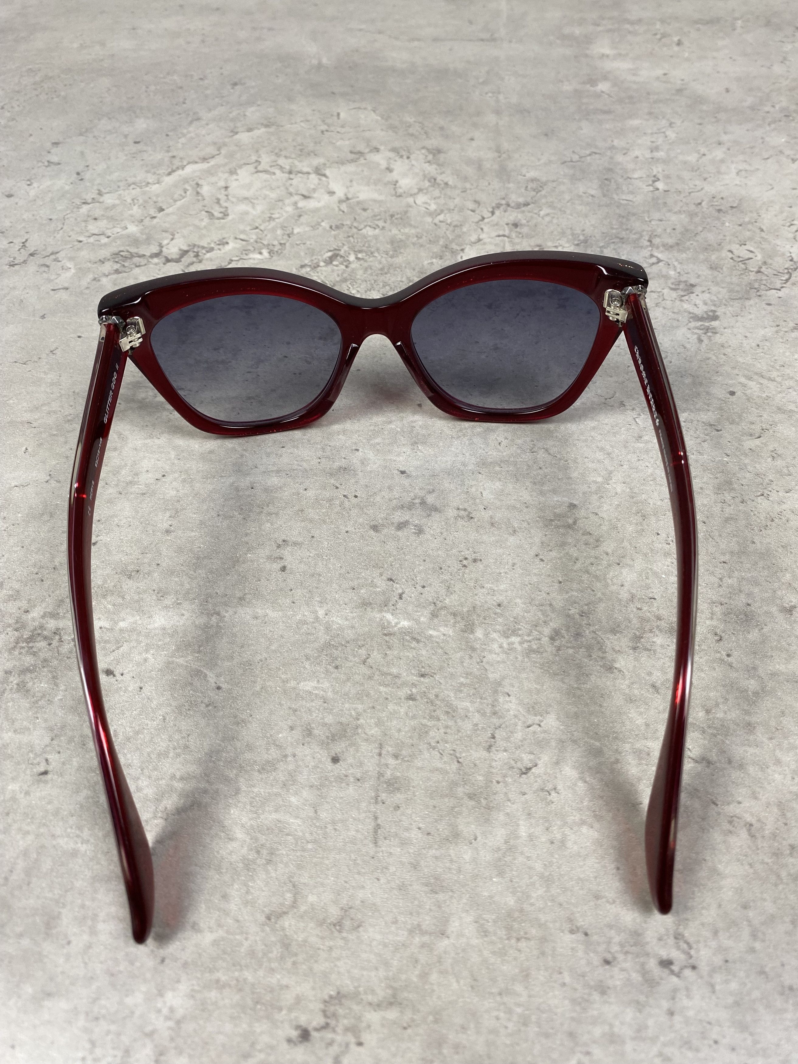 Chrome Hearts Chrome Hearts GLITTER GOO II RCRYS Sunglasses Red Size ONE SIZE - 14 Thumbnail