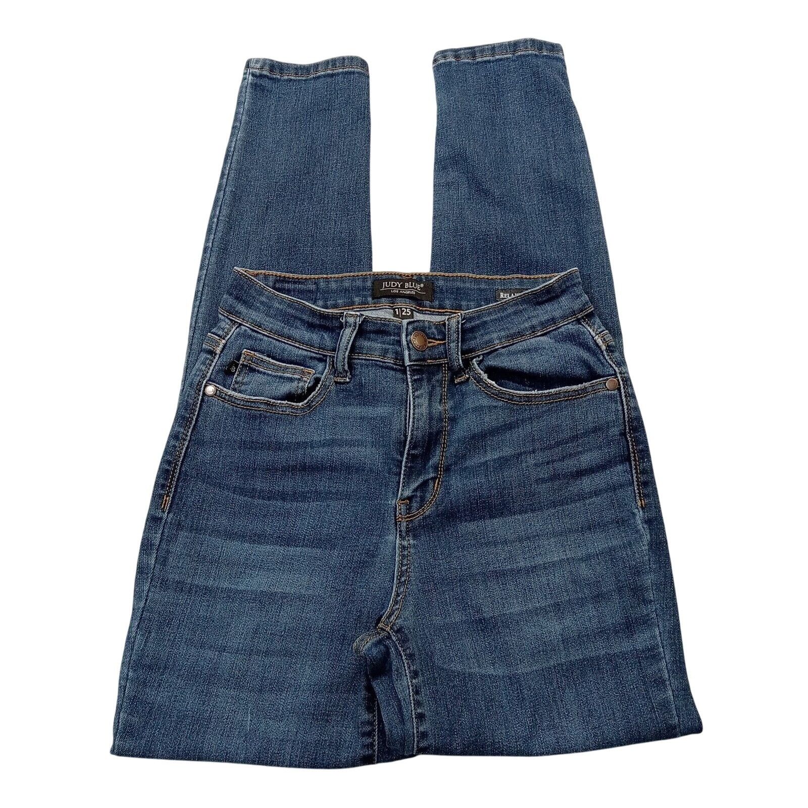 Judy Blue Judy Blue Relax Fit Jeans Women's 25 X 30 Hi Rise Size 25" / US 0 / IT 36 - 4 Thumbnail