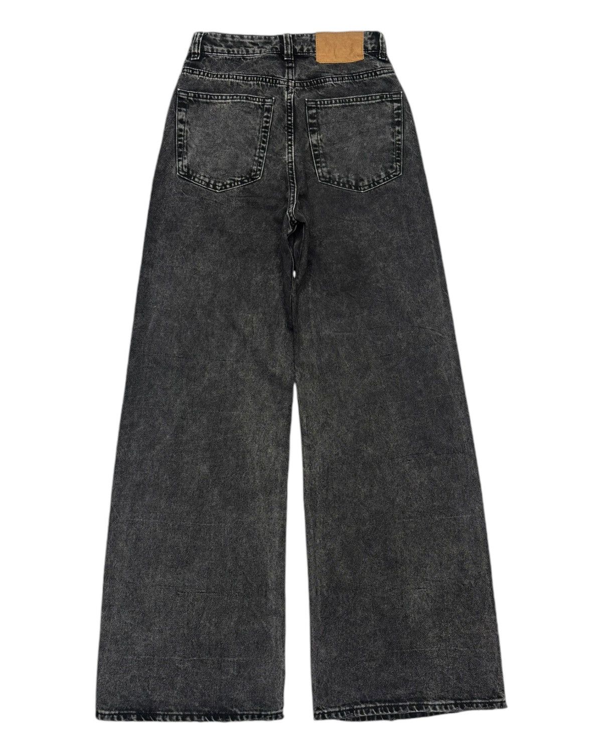 H&M Flared💥Vintage 90s Style Divided HM Baggy Bootcut Leg Jeans Size 25" / US 0 / IT 36 - 6 Thumbnail