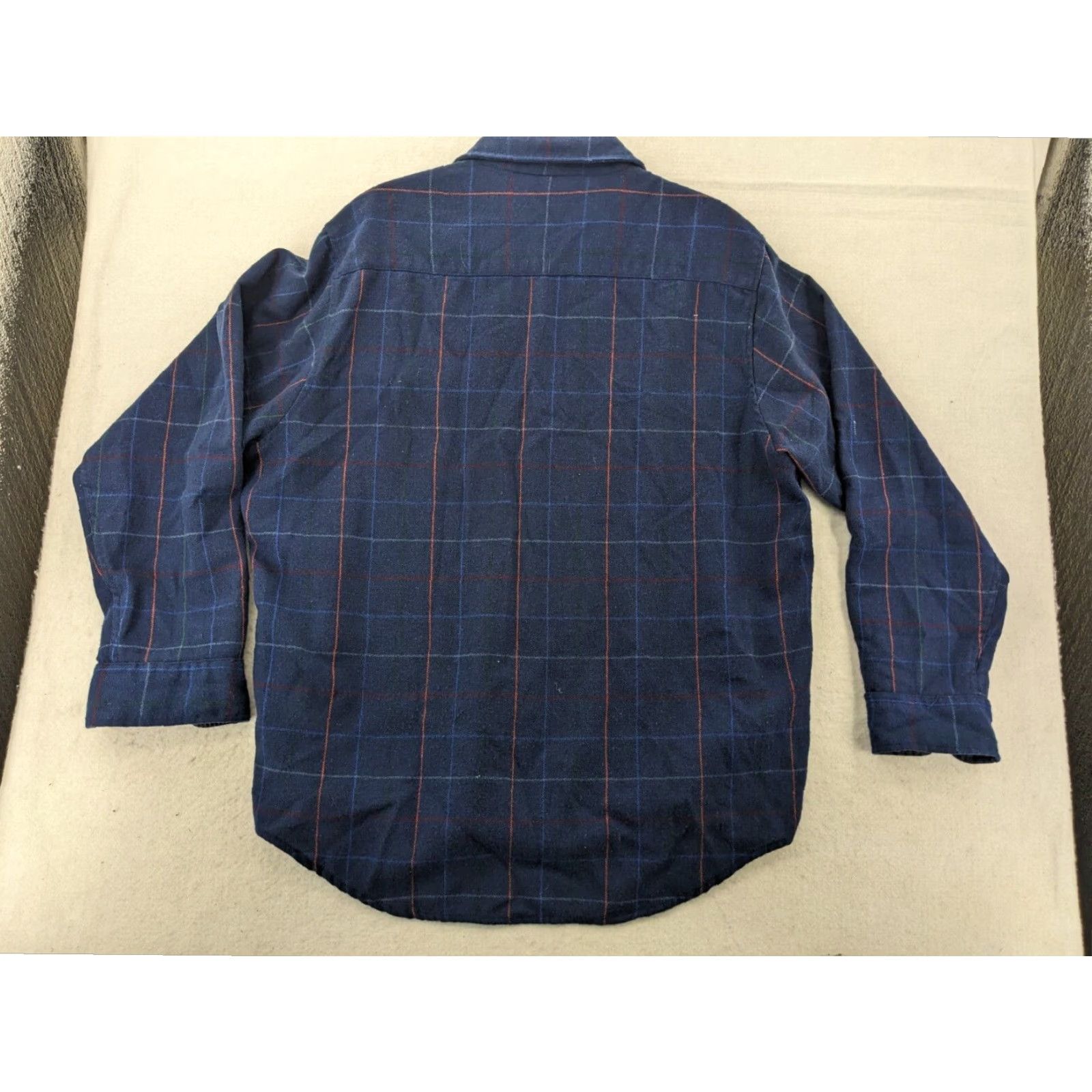 Vintage VINTAGE Fieldmaster Flannel Shirt Adult XL Blue Plaid Long Sleeve Button Up Size US XL / EU 56 / 4 - 2 Thumbnail